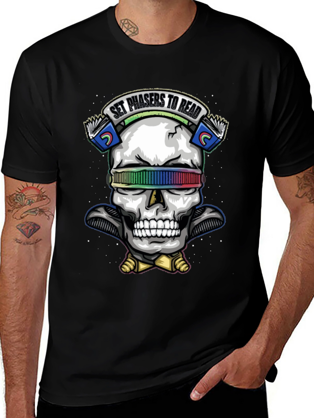 Set Phasers to Read Graphic T-Shirt - Unisex