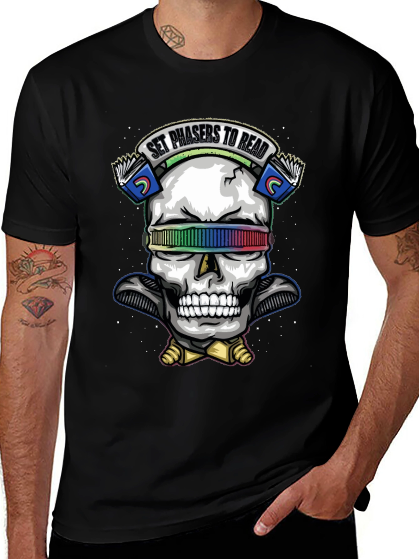 Set Phasers to Read Graphic T-Shirt - Unisex