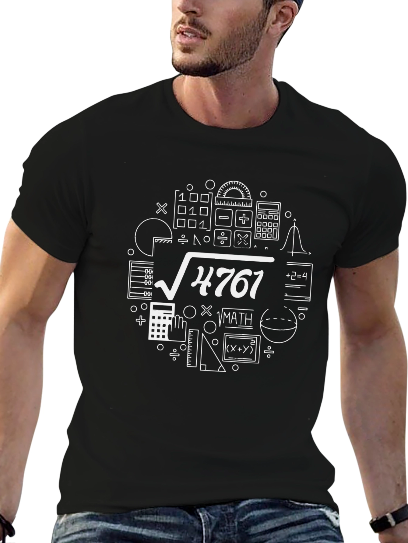 Math Equation T-Shirt - Square Root of 4761 Graphic Tee