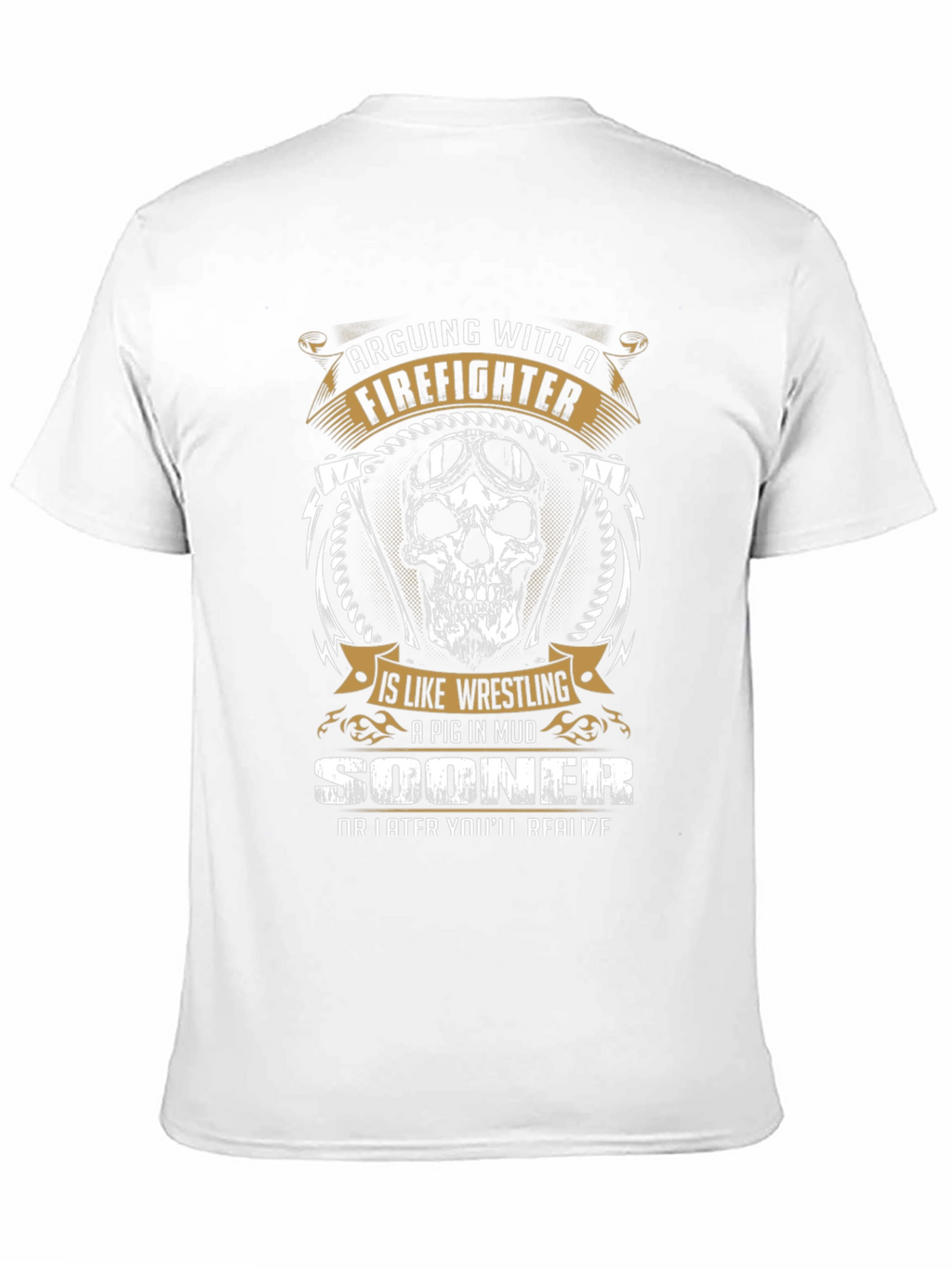 Firefighter Graphic Tee - Arguing With A Firefighter