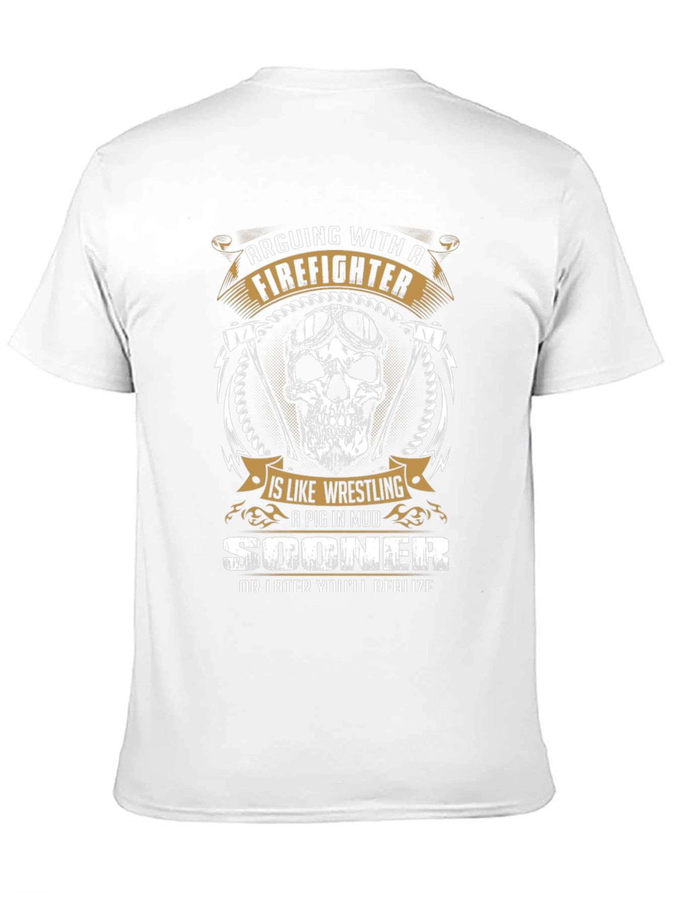 Firefighter Graphic Tee - Arguing With A Firefighter
