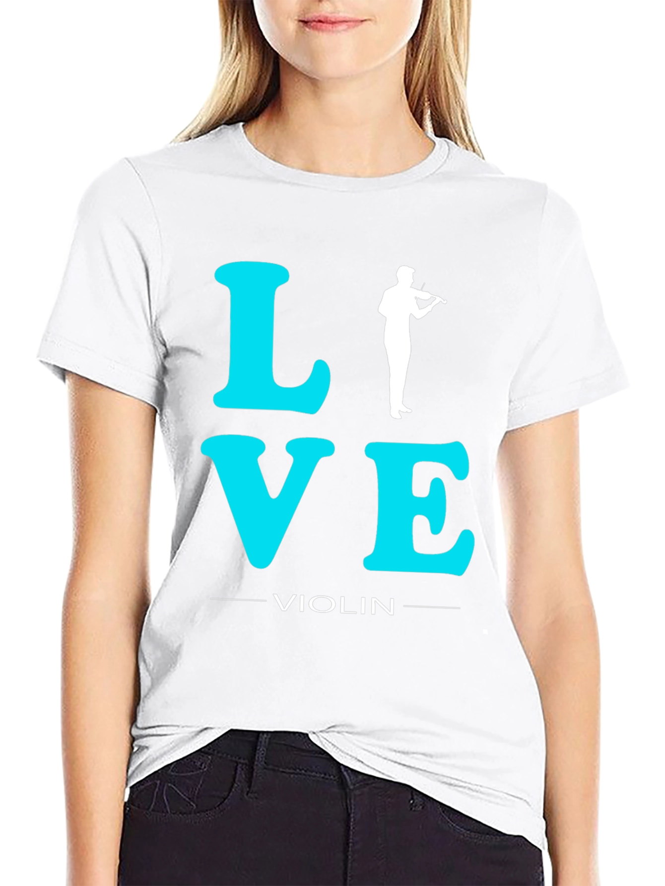 Love Violin T-Shirt - Music Lover Tee