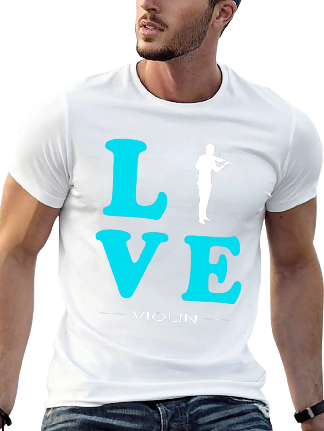 Love Violin T-Shirt - Music Lover Tee