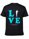 Love Violin T-Shirt - Music Lover Tee