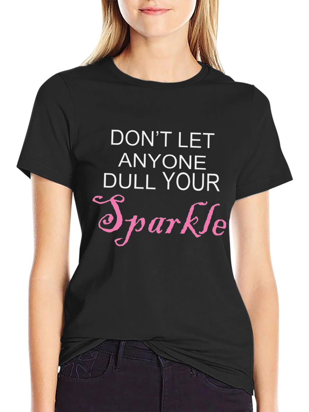 Sparkle Graphic Print T-Shirt