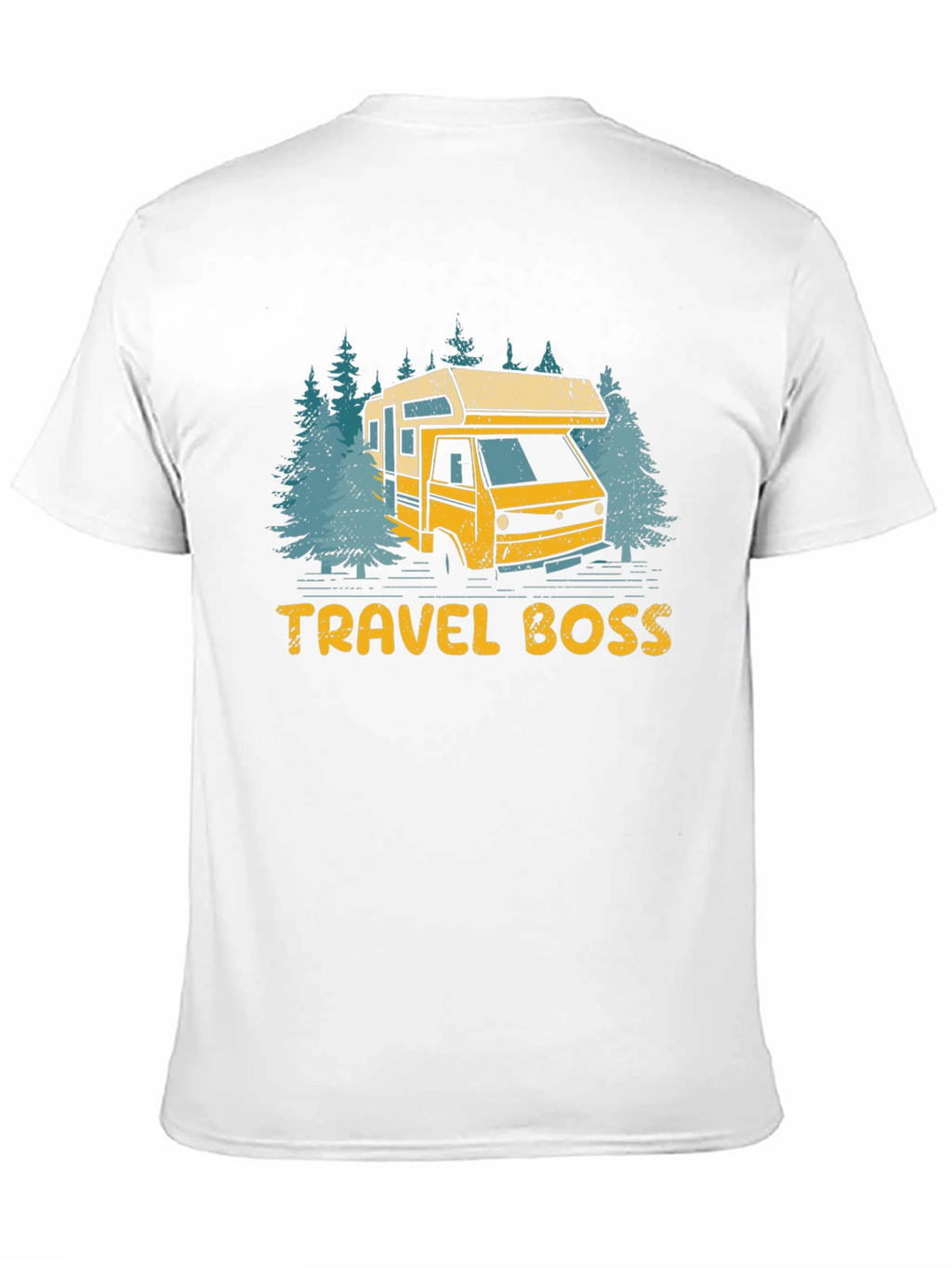 Travel Boss RV Camping Graphic Tee - Black