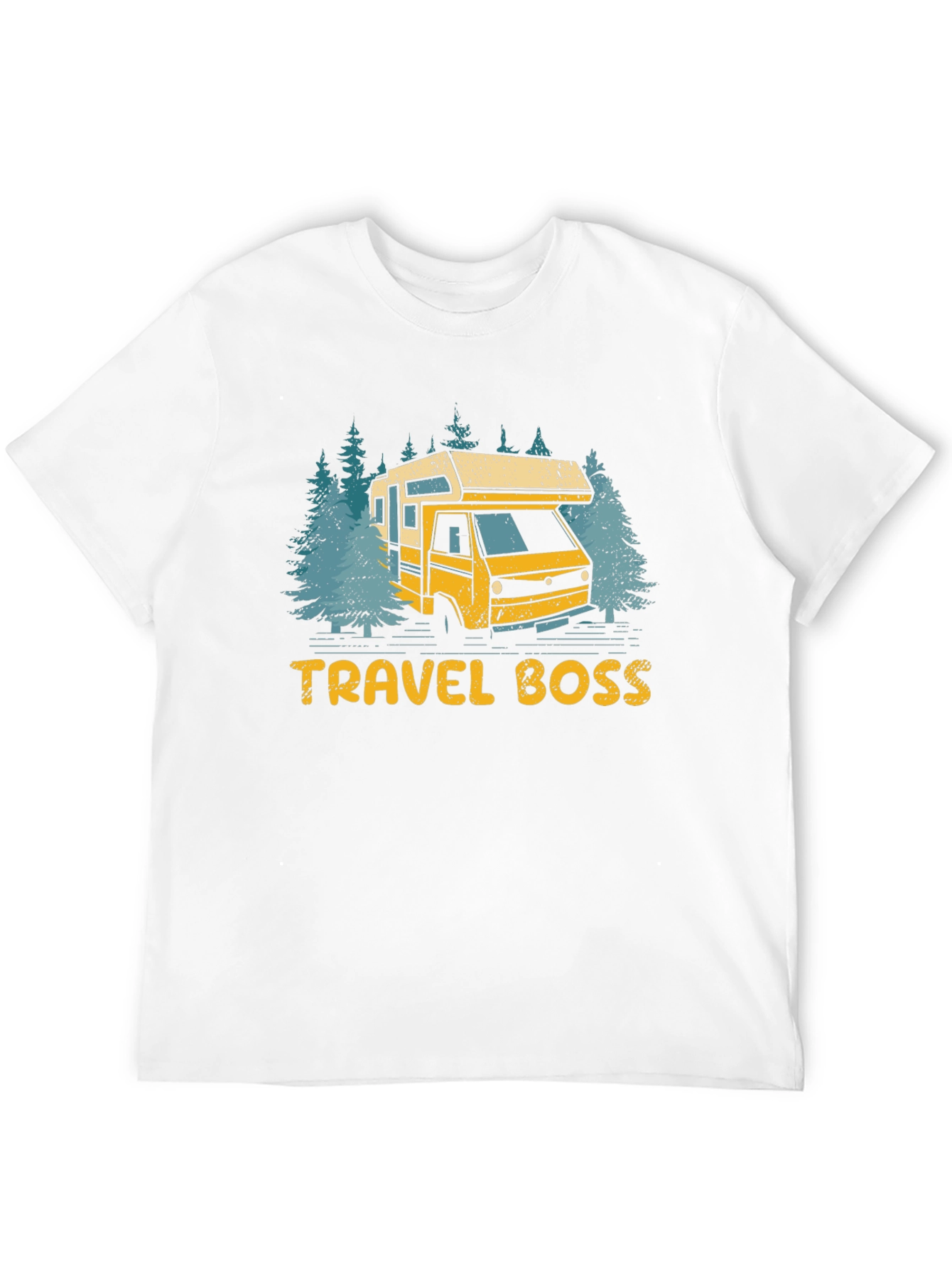 Travel Boss RV Camping Graphic Tee - Black