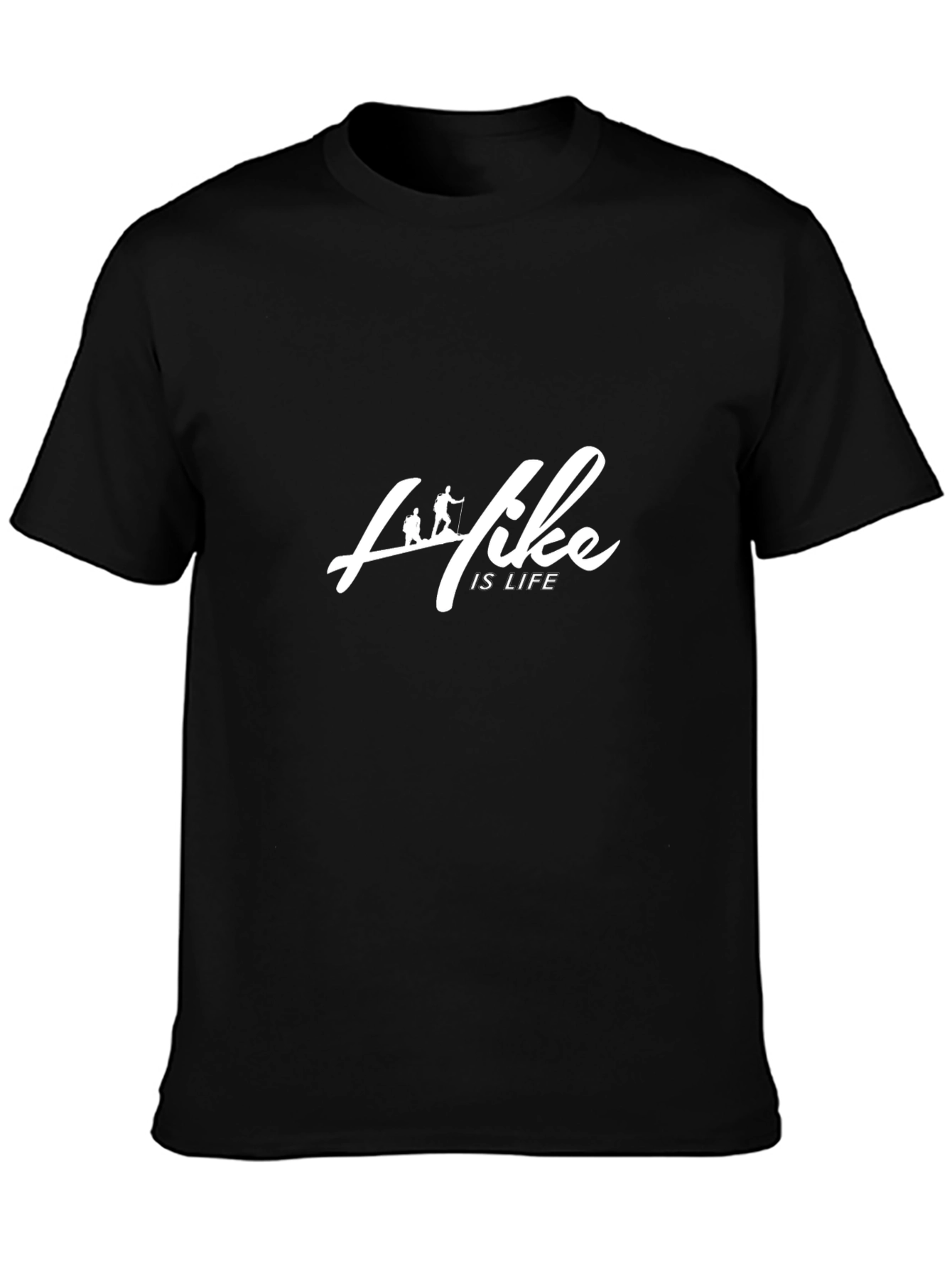 Hike is Life Graphic Tee - Black