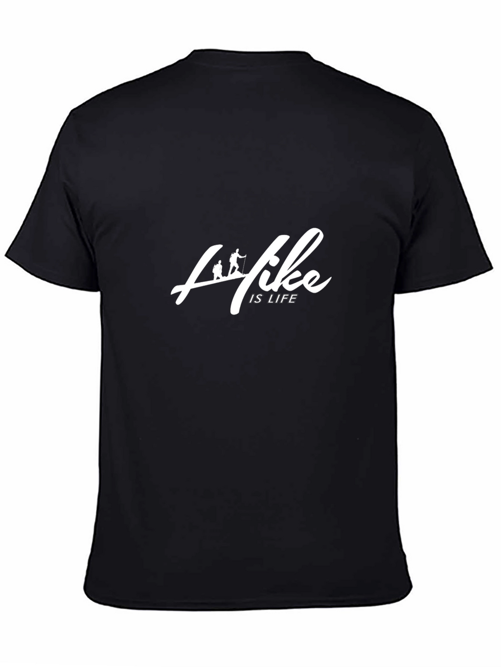 Hike is Life Graphic Tee - Black