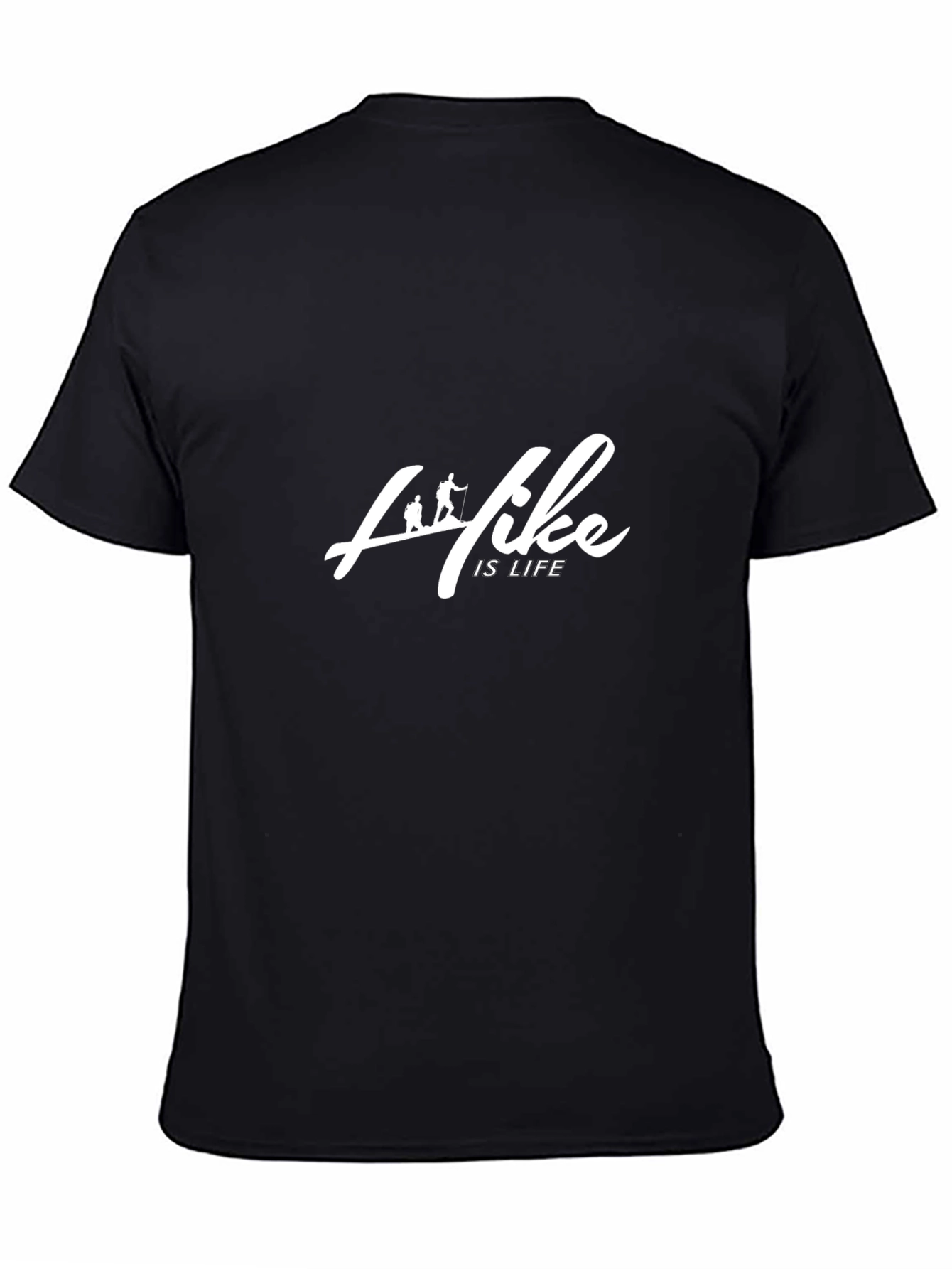 Hike is Life Graphic Tee - Black