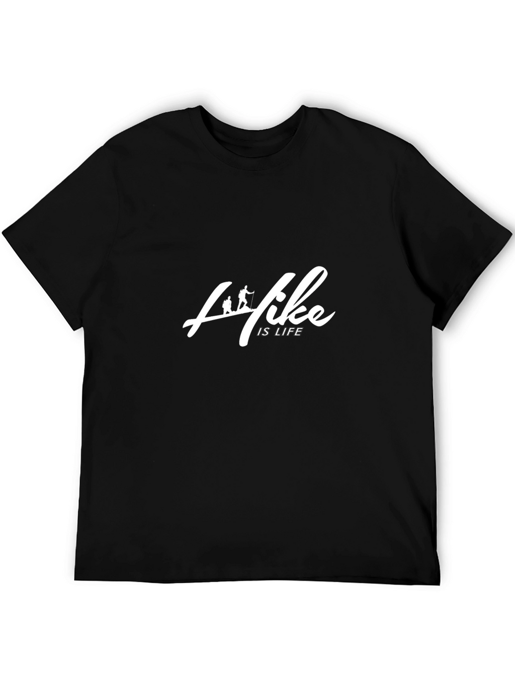 Hike is Life Graphic Tee - Black