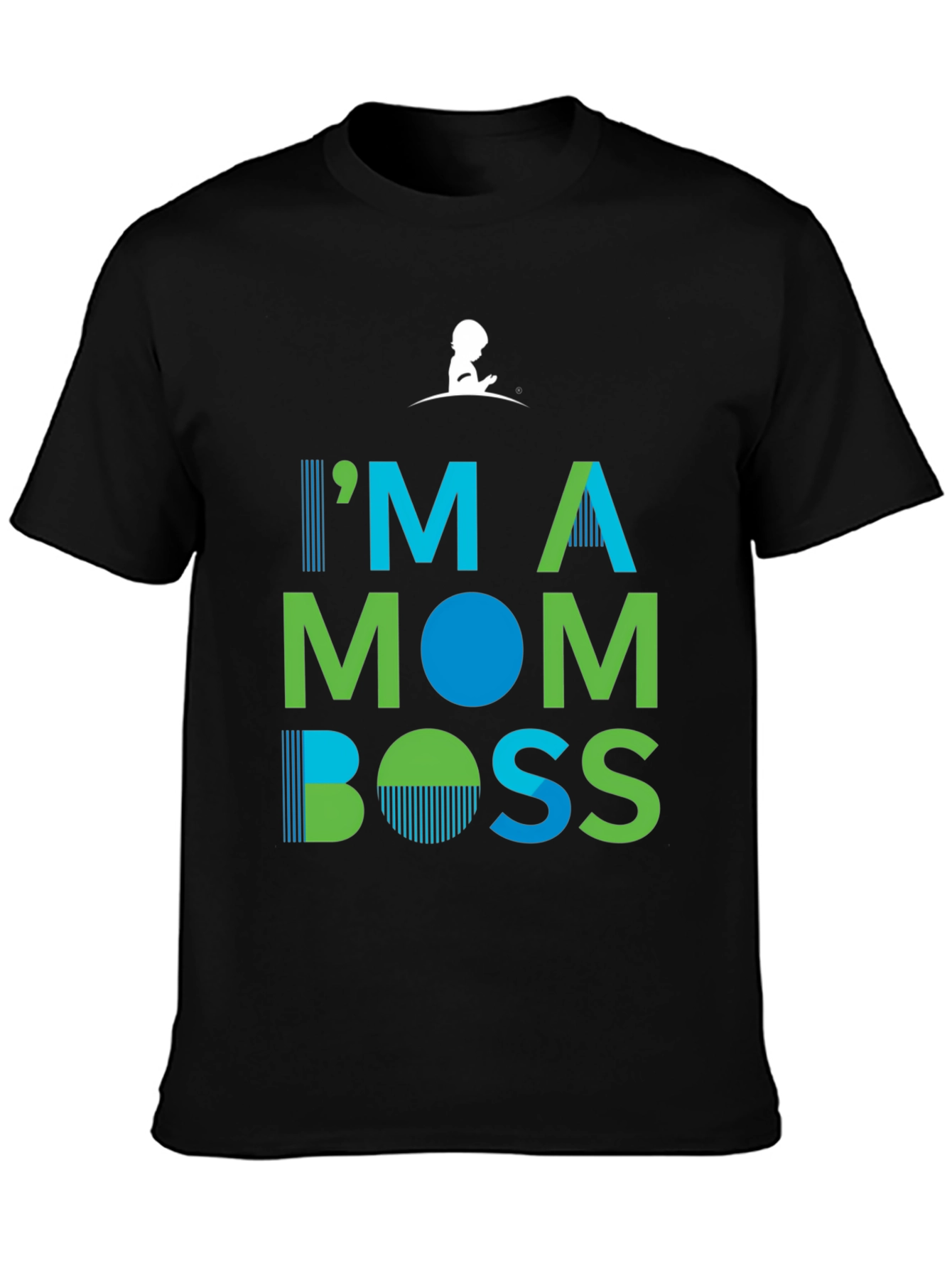Im a Mom Boss Graphic Tee - Stylish Motherhood Apparel
