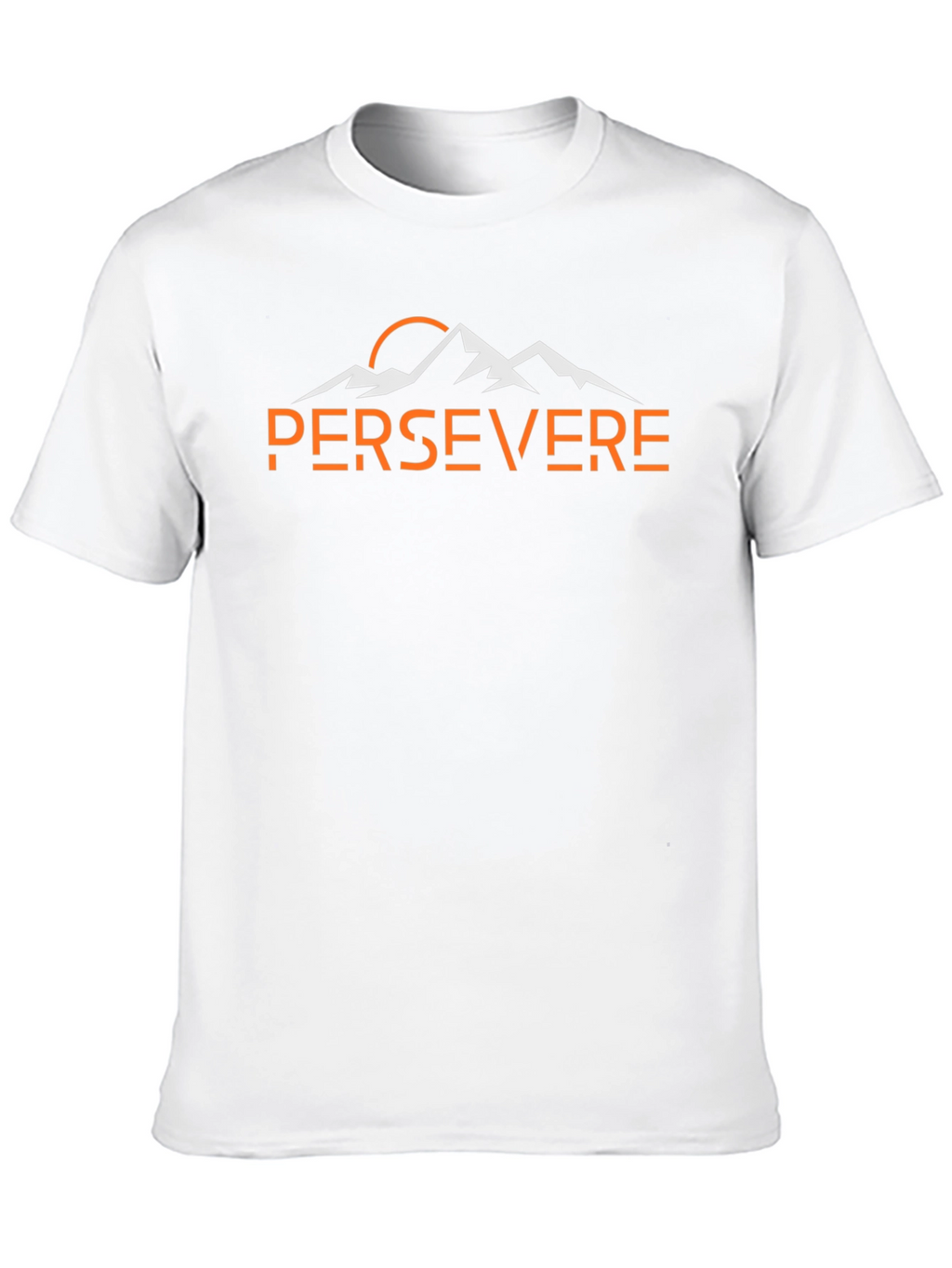 Persevere Mountain Graphic Tee - Black