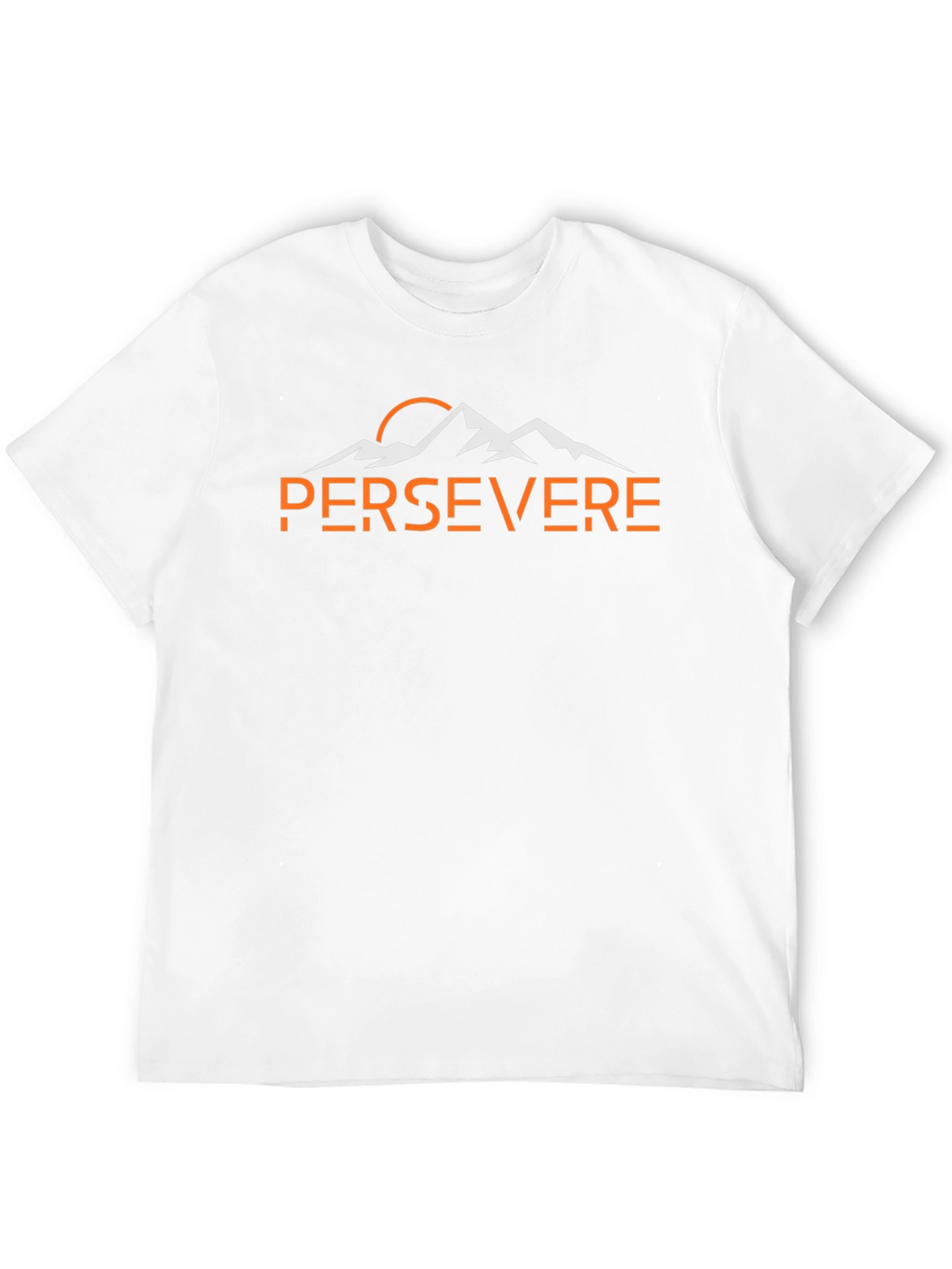 Persevere Mountain Graphic Tee - Black