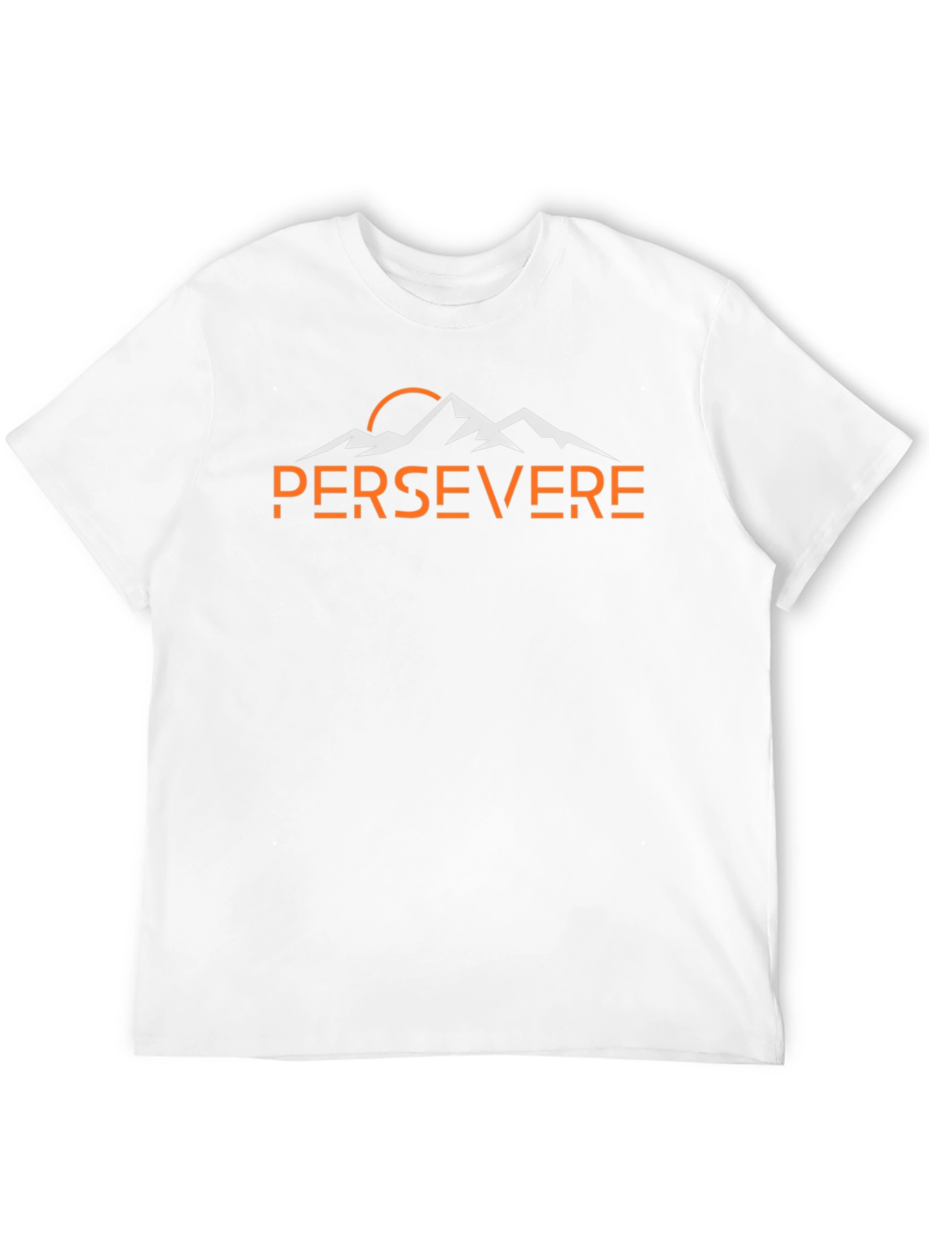 Persevere Mountain Graphic Tee - Black