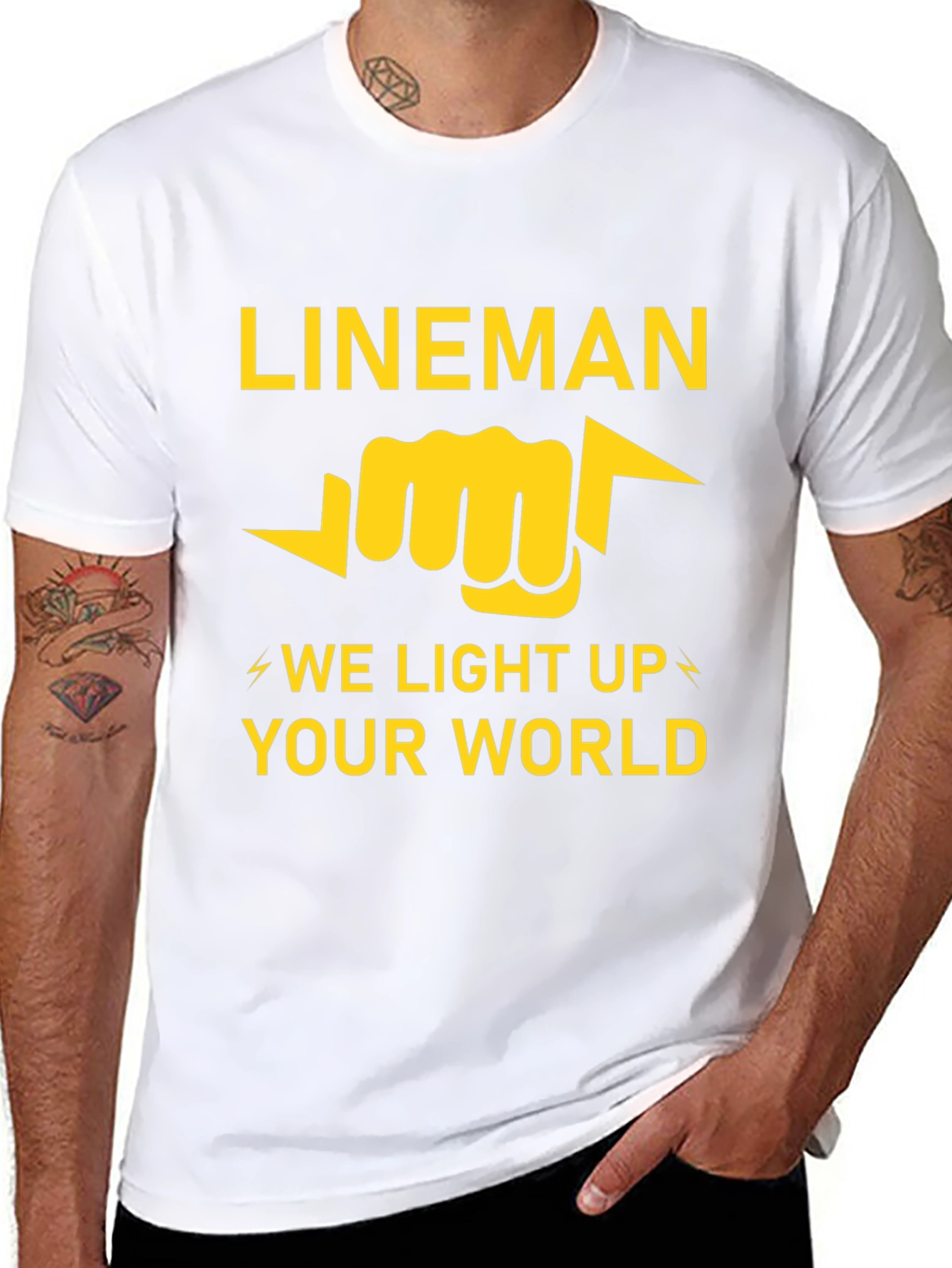 Lineman T-Shirt - We Light Up Your World