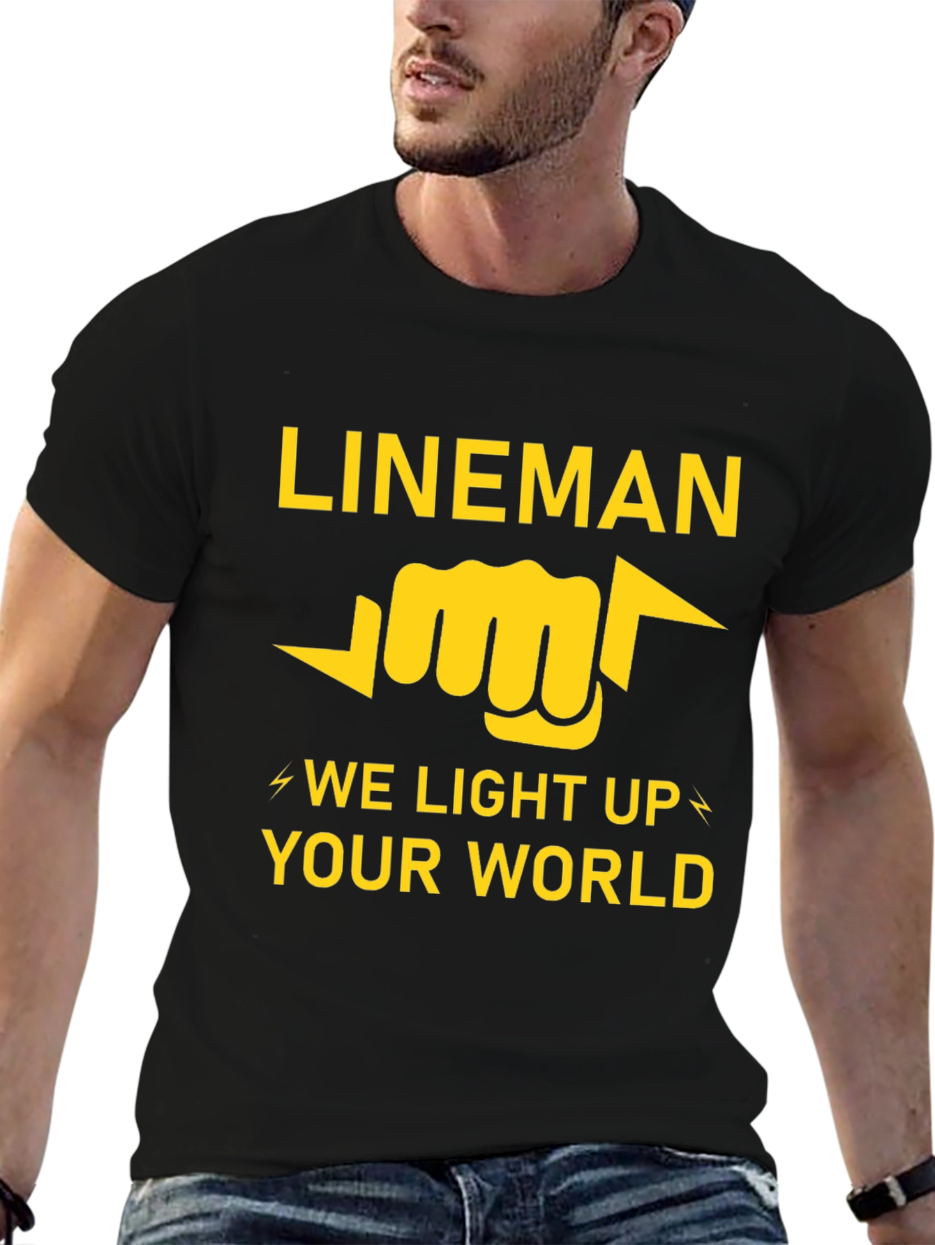 Lineman T-Shirt - We Light Up Your World