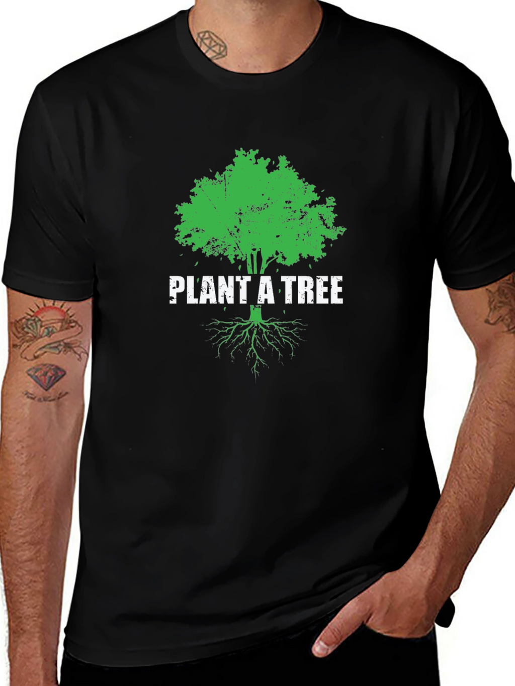 Plant A Tree Graphic Tee - Eco-Friendly Shirt