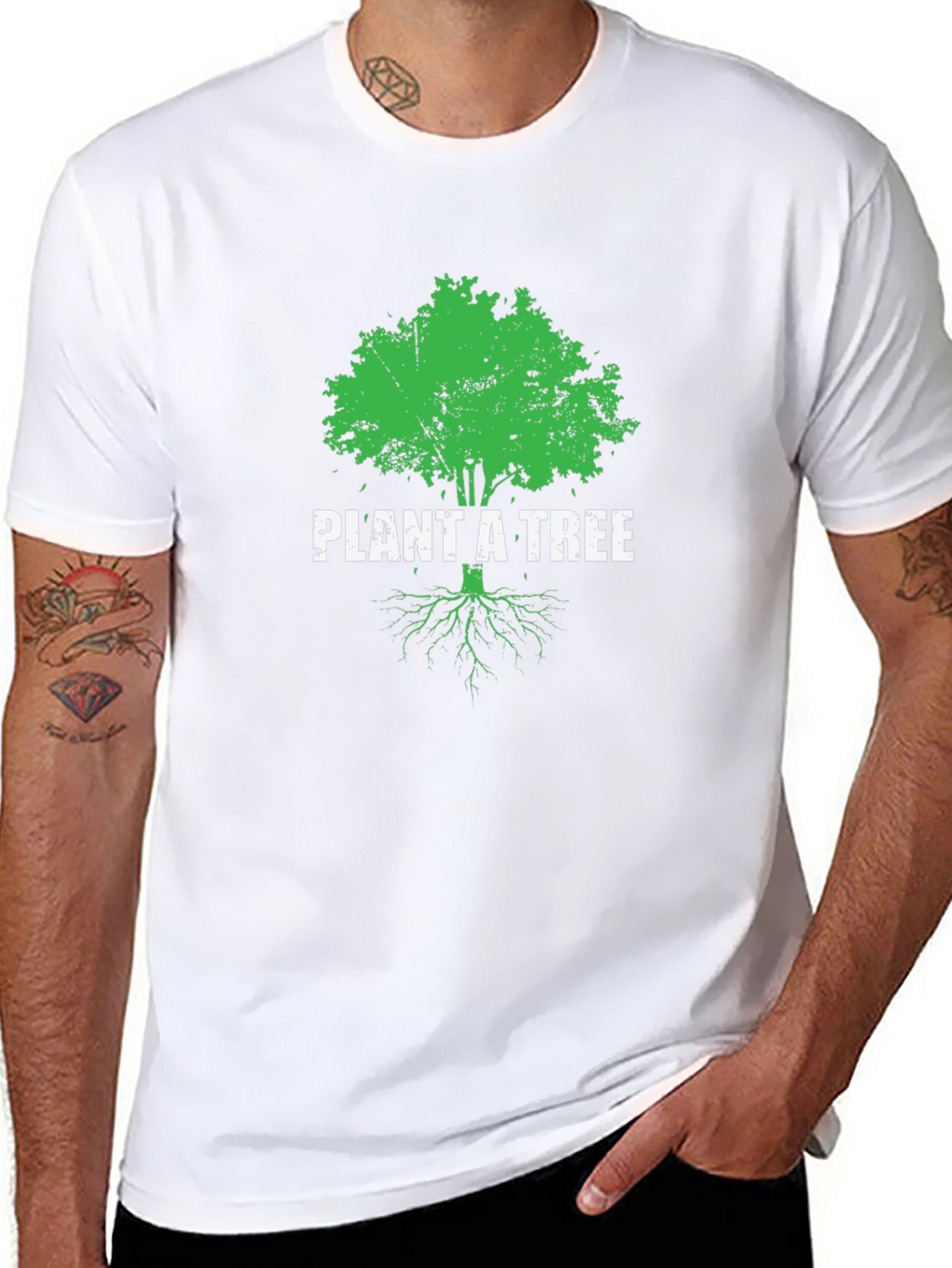 Plant A Tree Graphic Tee - Eco-Friendly Shirt