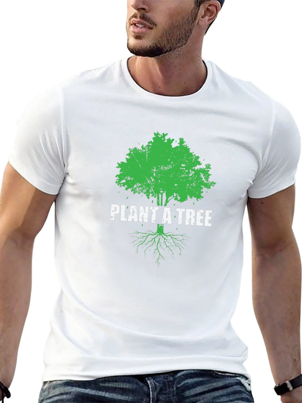 Plant A Tree Graphic Tee - Eco-Friendly Shirt