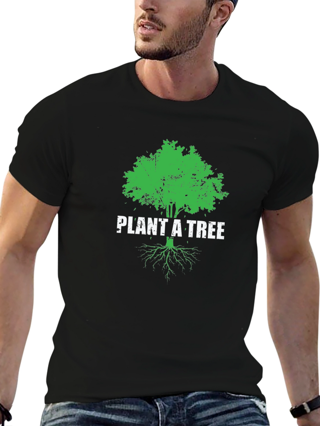 Plant A Tree Graphic Tee - Eco-Friendly Shirt