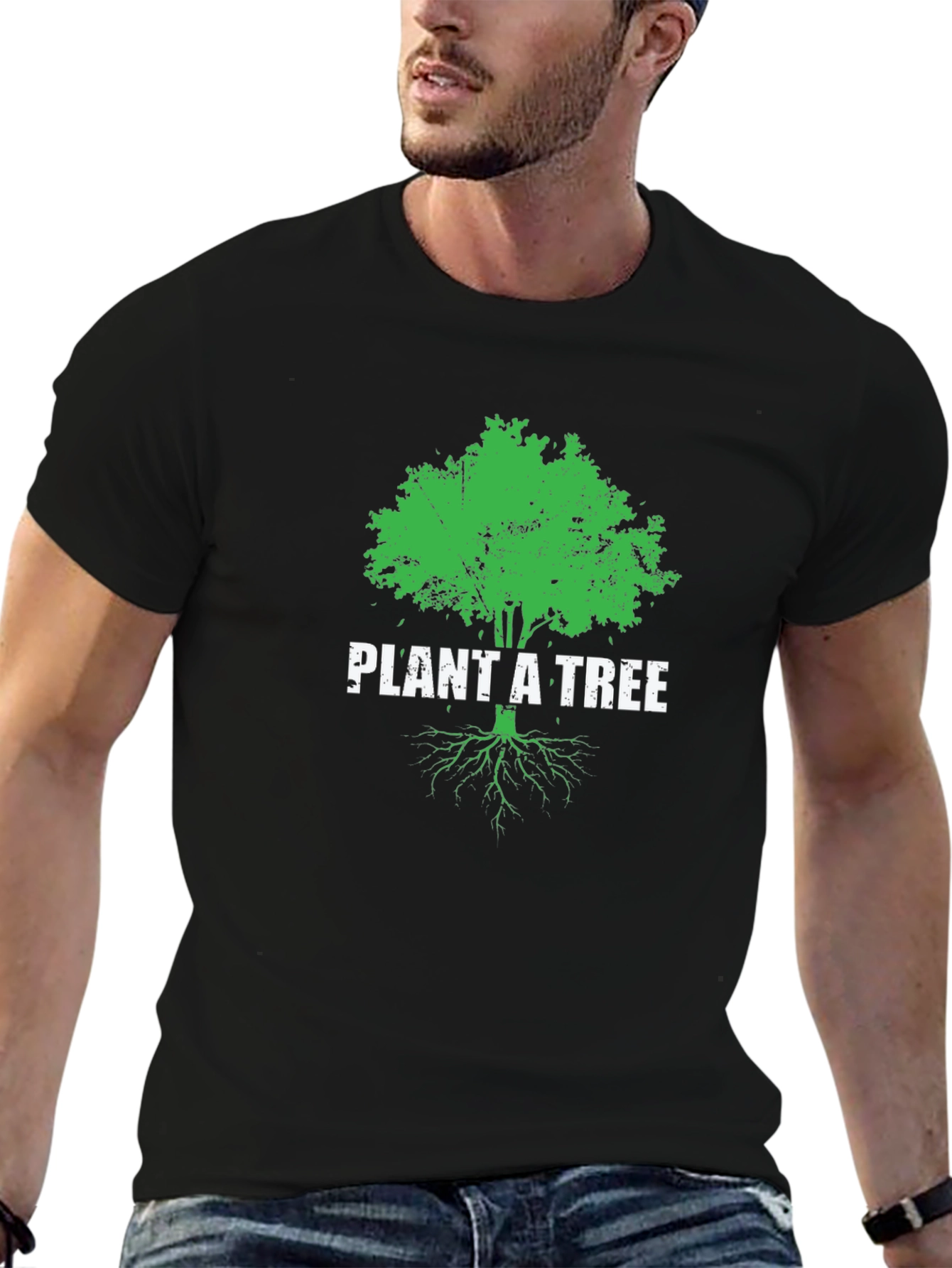 Plant A Tree Graphic Tee - Eco-Friendly Shirt
