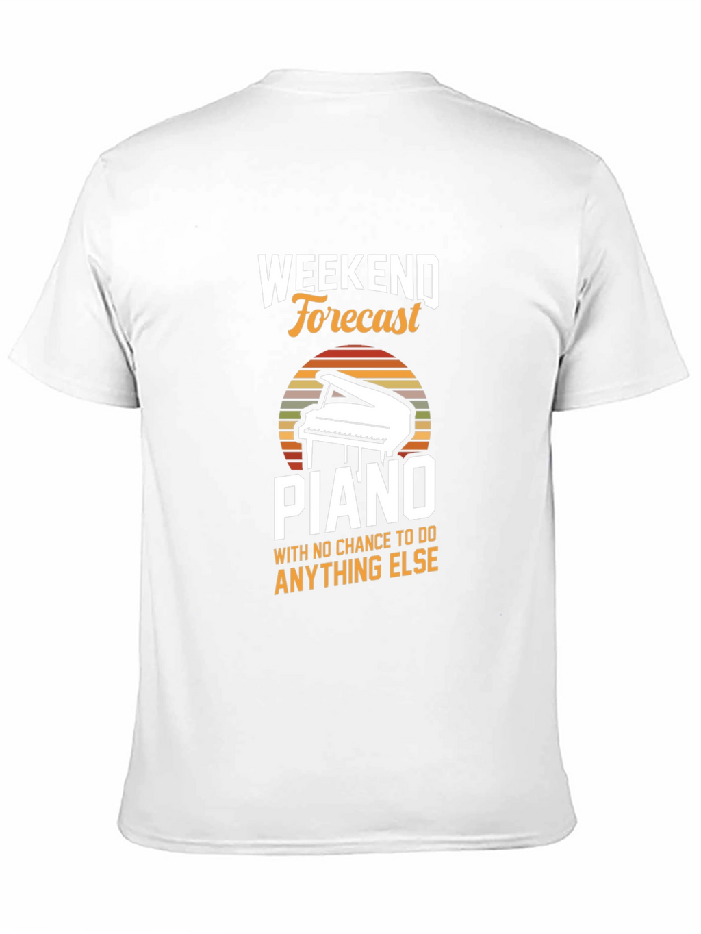 Weekend Forecast Piano T-Shirt