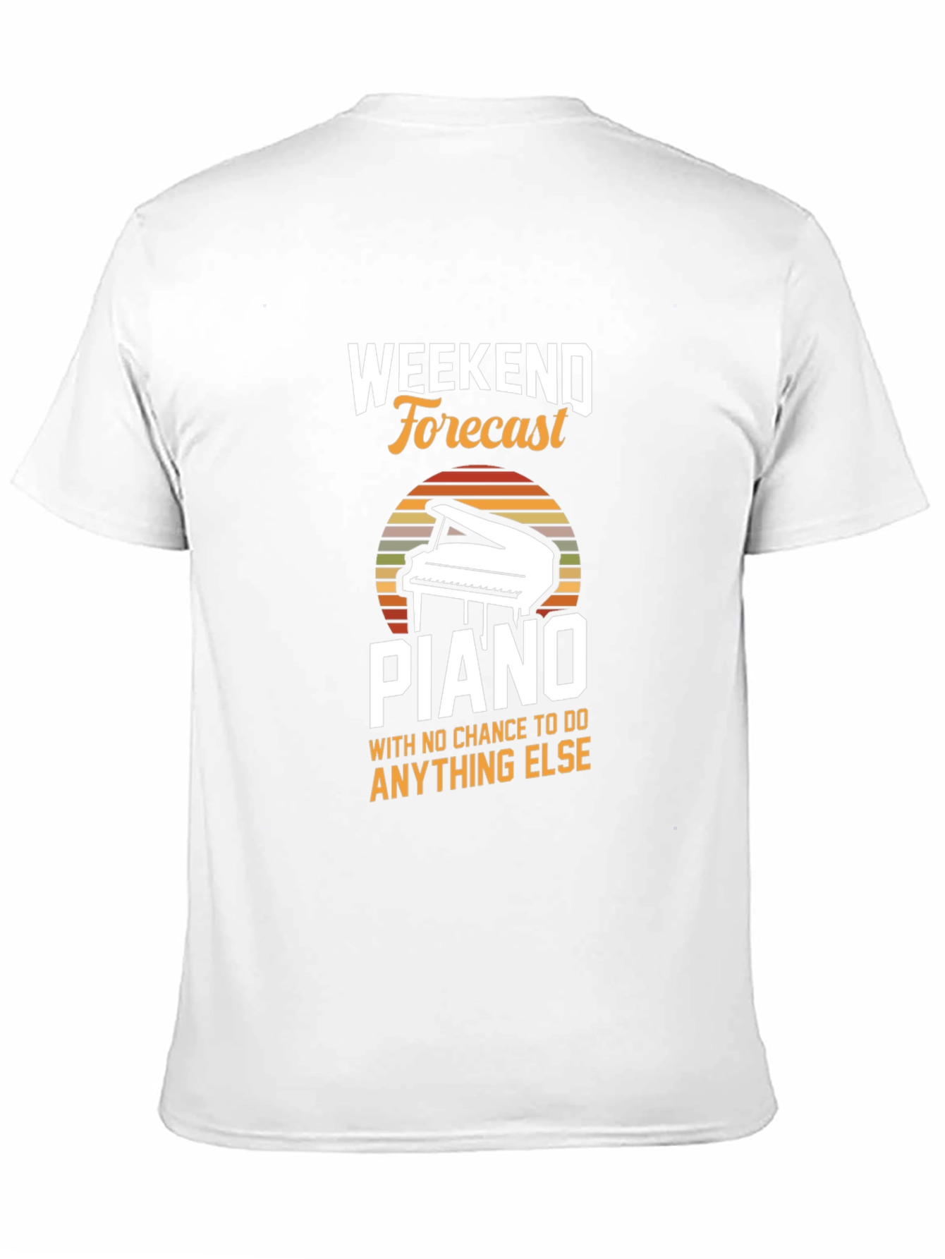 Weekend Forecast Piano T-Shirt