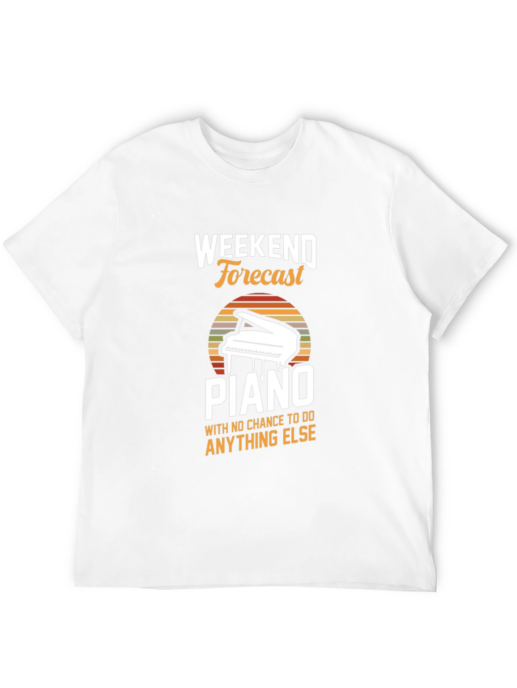 Weekend Forecast Piano T-Shirt