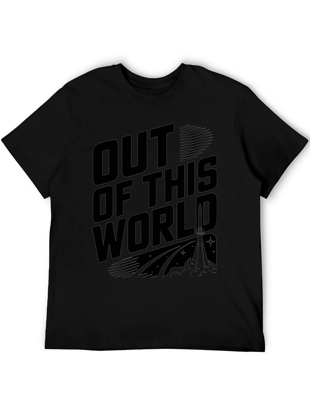 Out of This World Black Graphic Tee