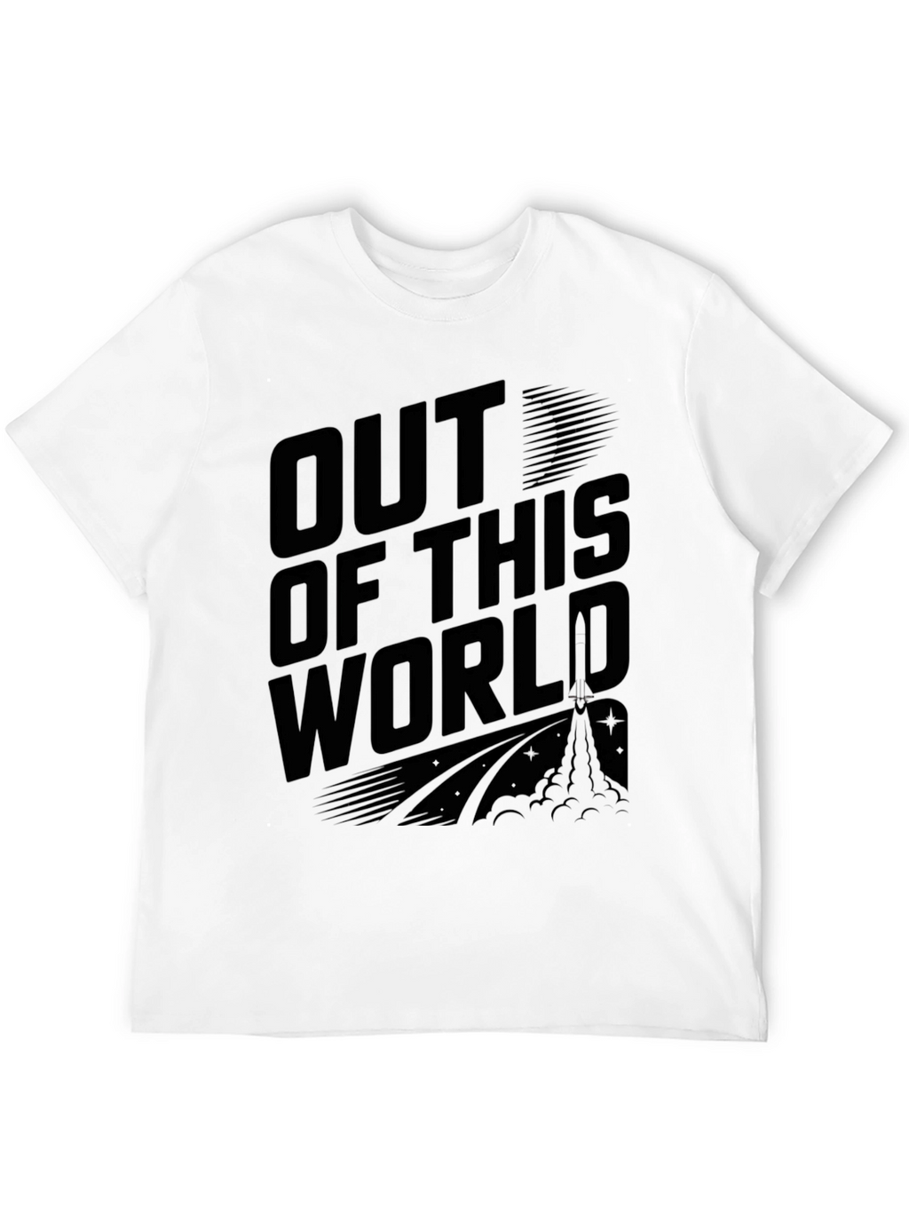 Out of This World Black Graphic Tee