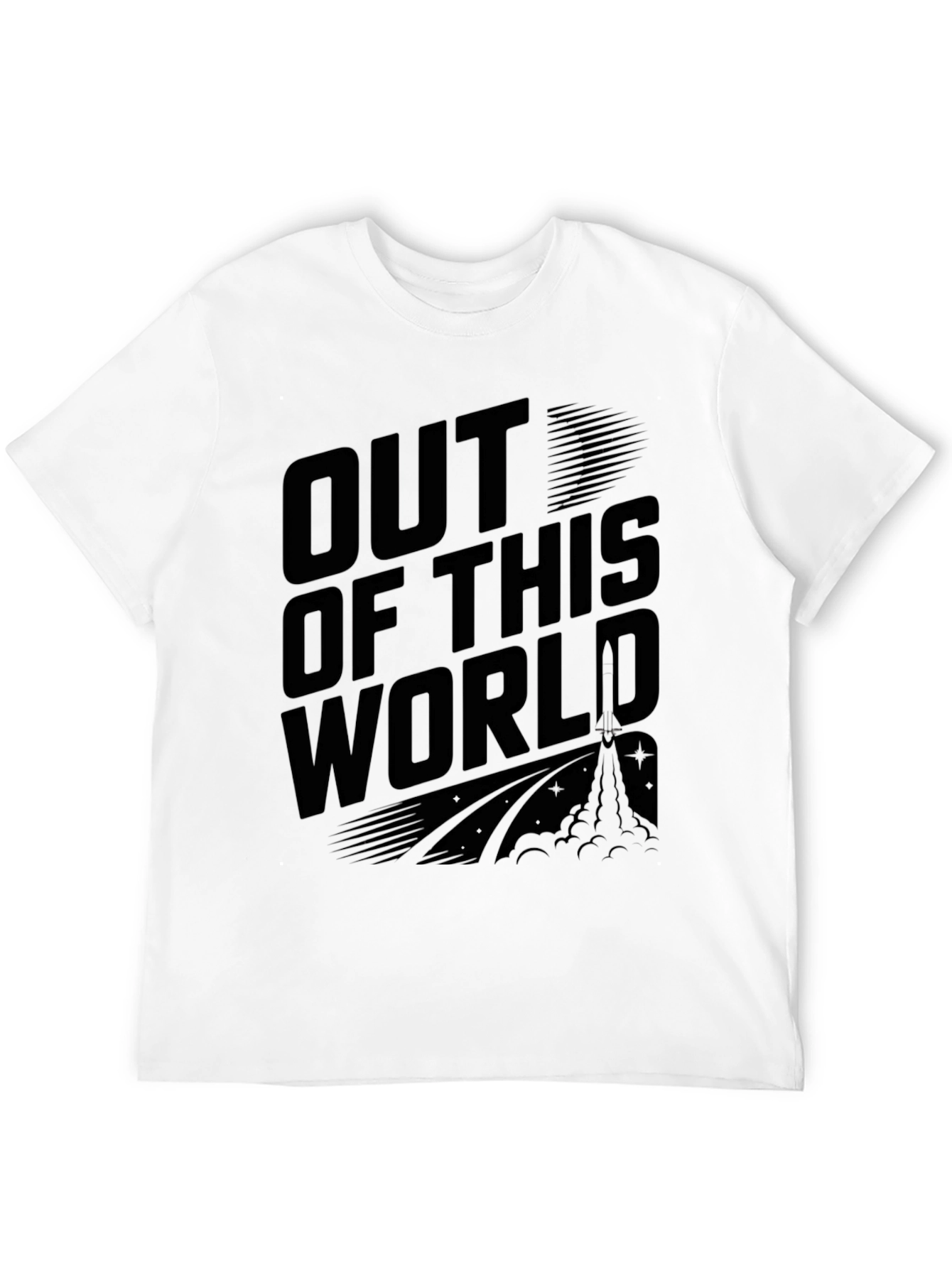 Out of This World Black Graphic Tee