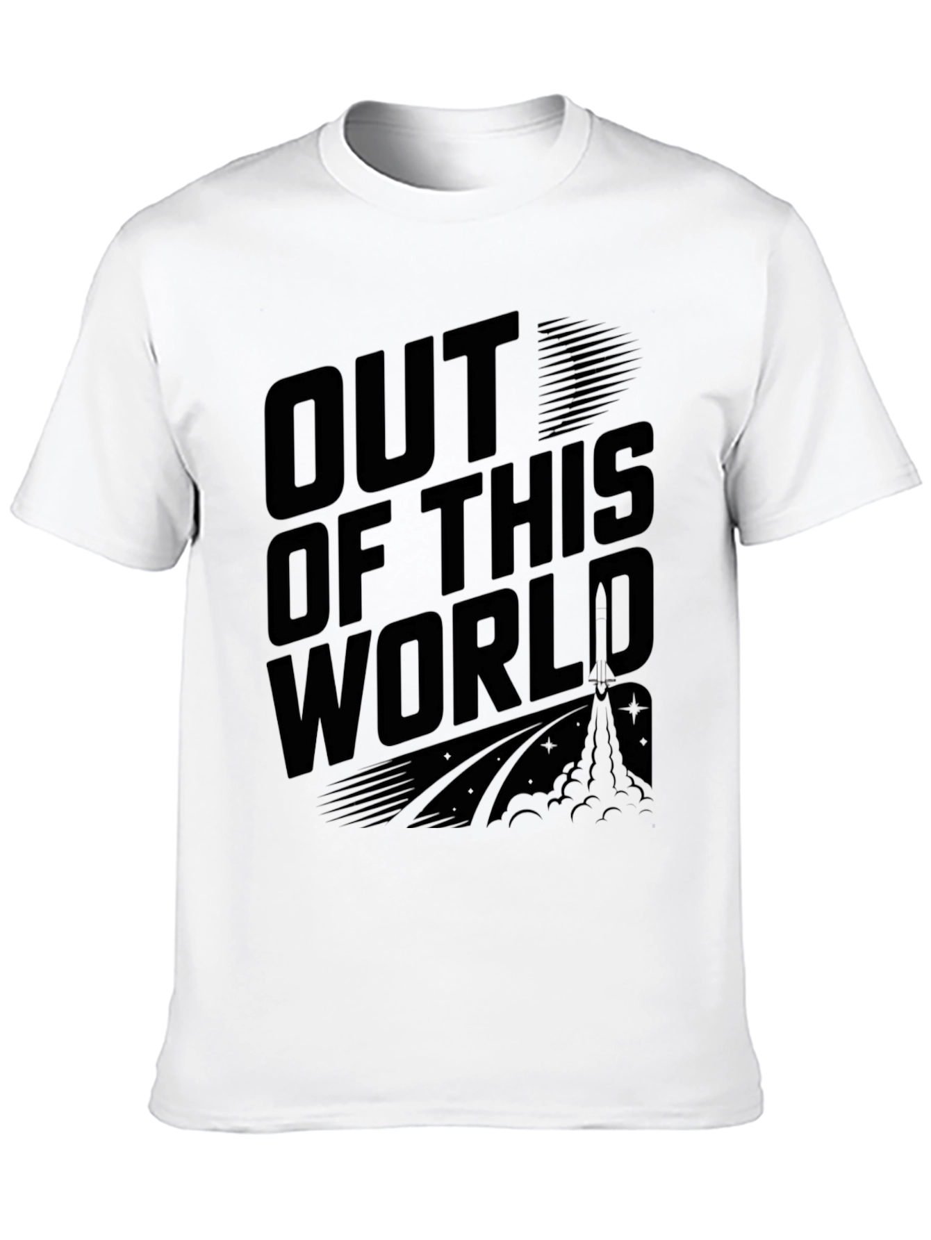 Out of This World Black Graphic Tee