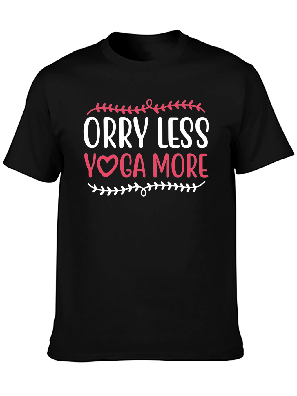 Worry Less Yoga More Graphic Tee