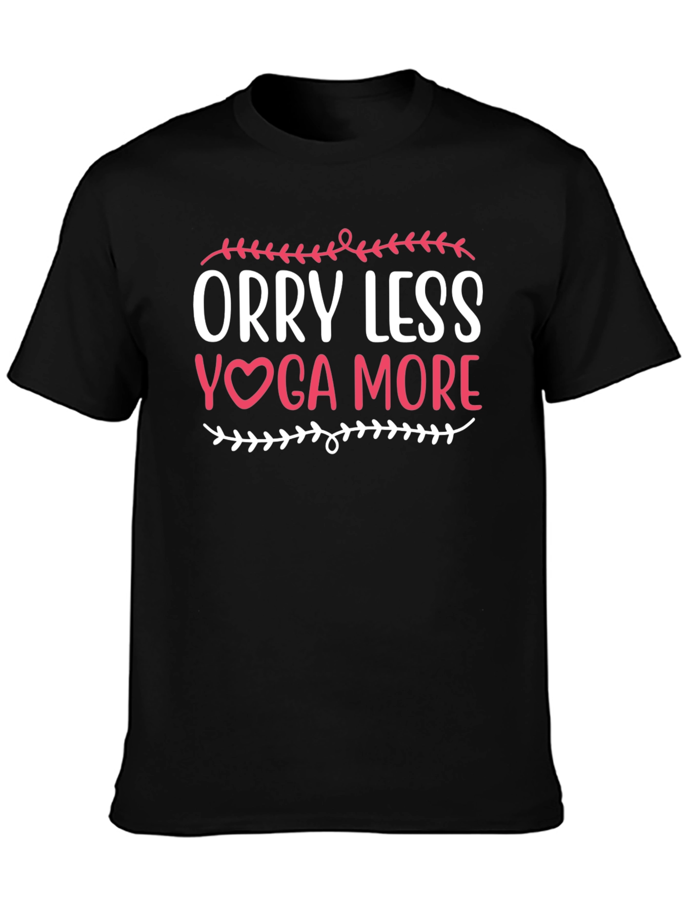 Worry Less Yoga More Graphic Tee