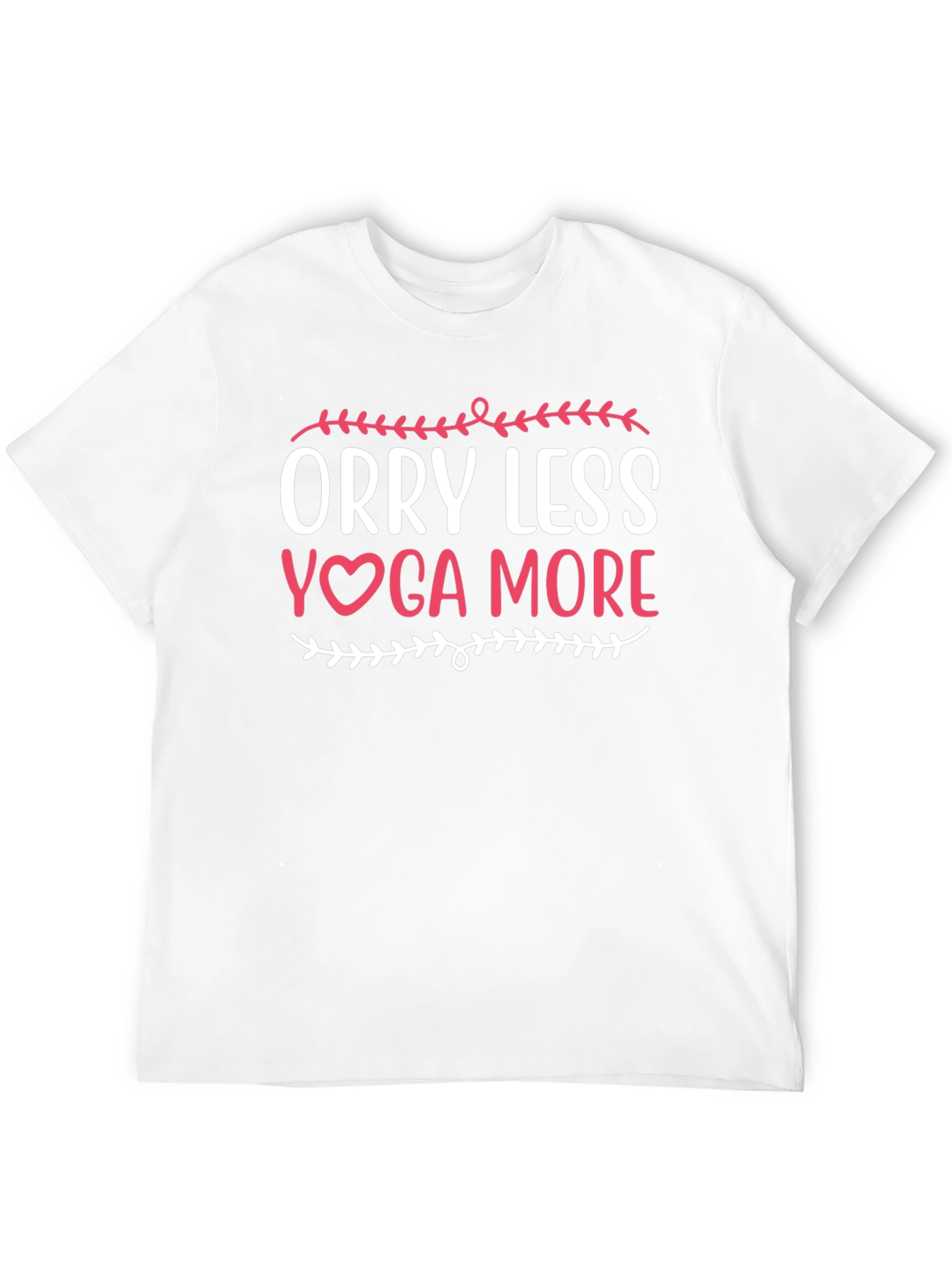 Worry Less Yoga More Graphic Tee