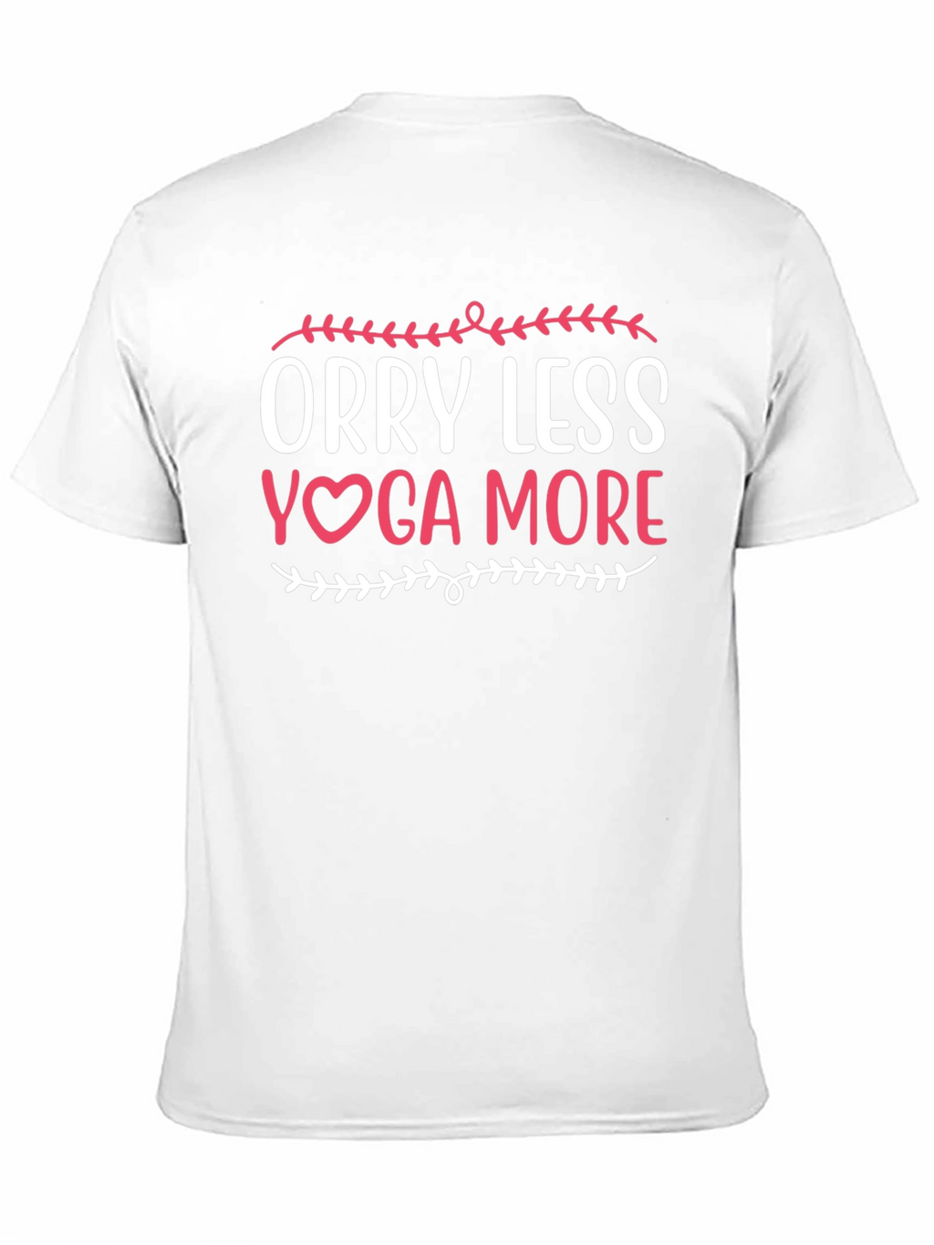 Worry Less Yoga More Graphic Tee
