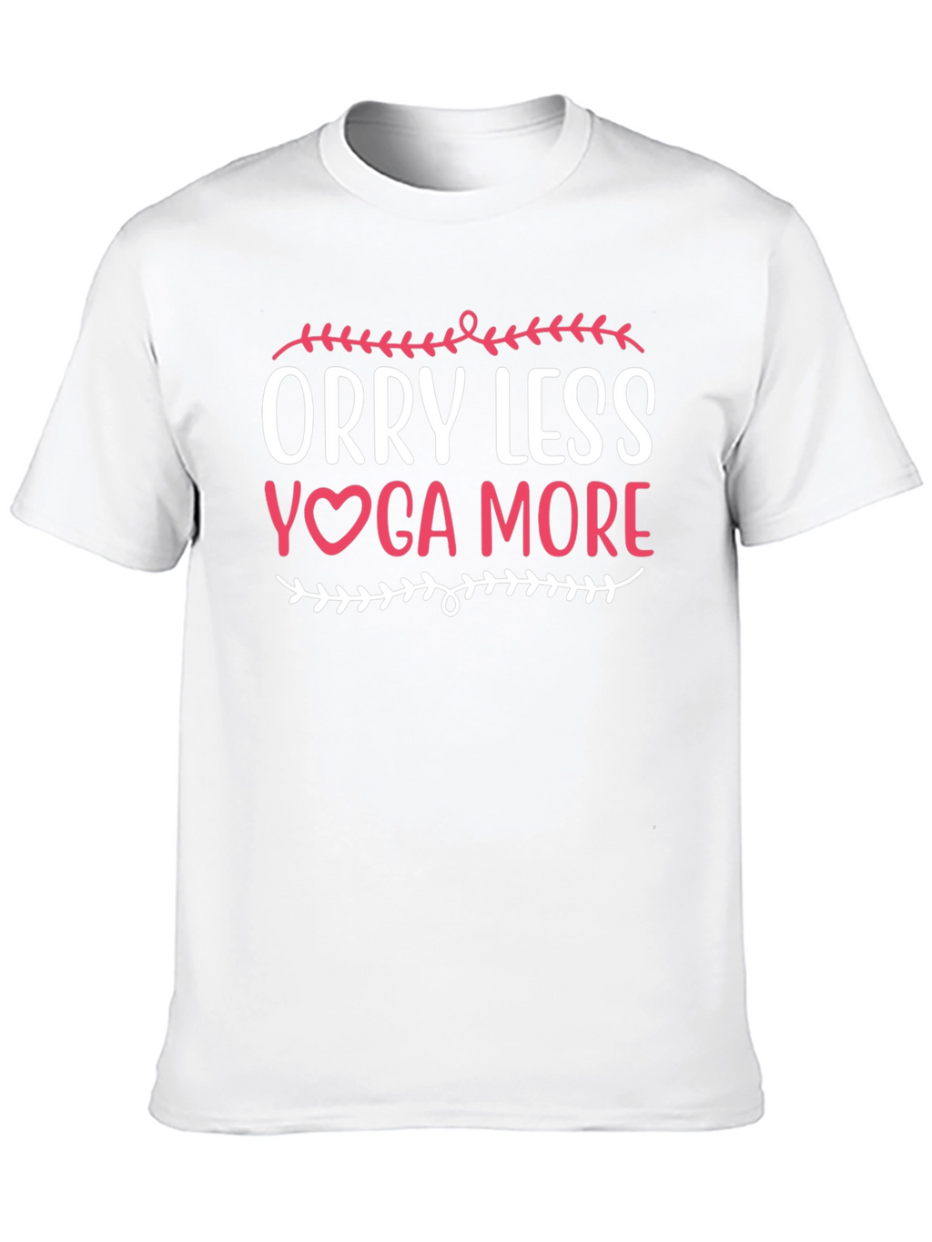 Worry Less Yoga More Graphic Tee