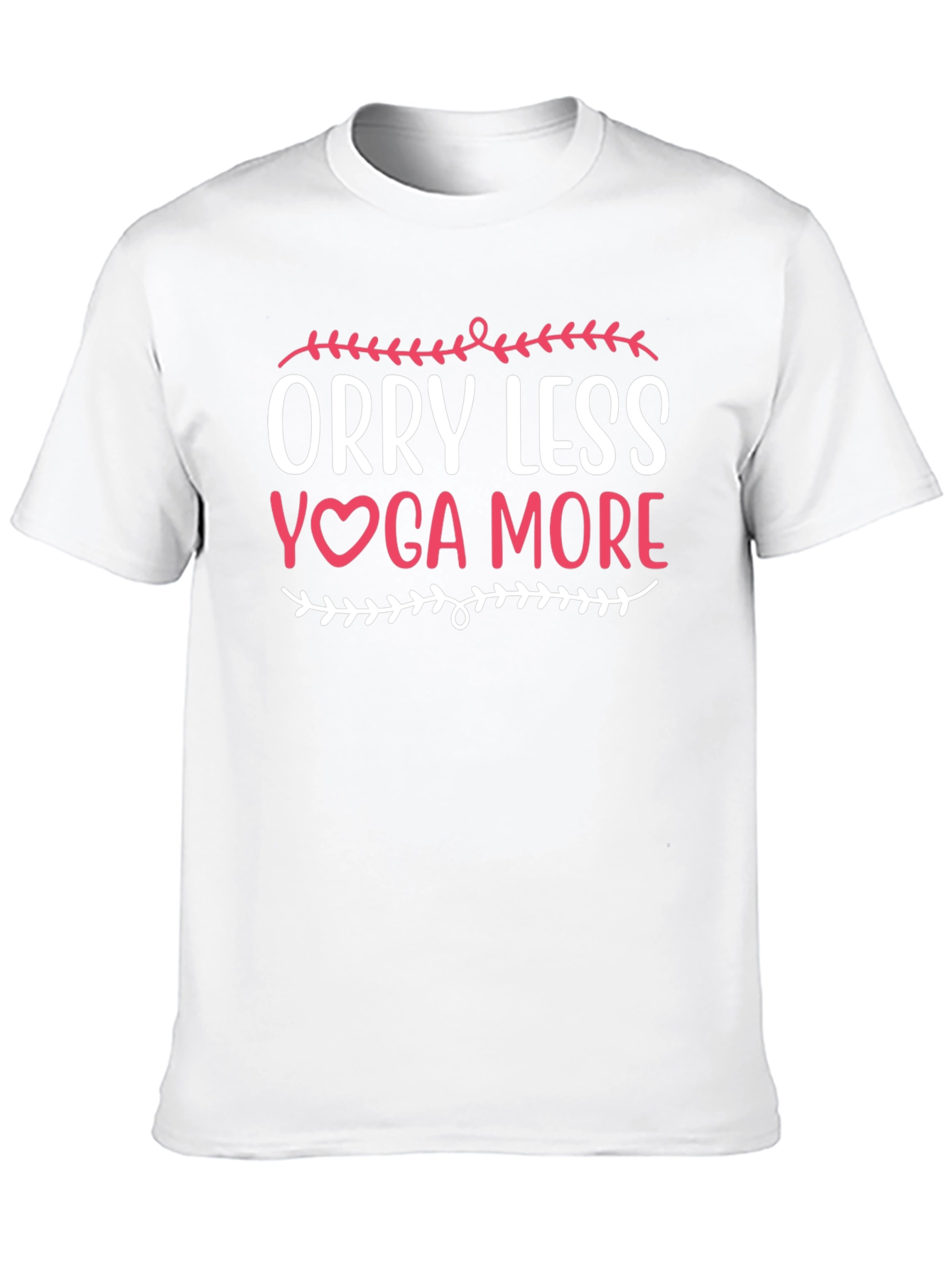 Worry Less Yoga More Graphic Tee