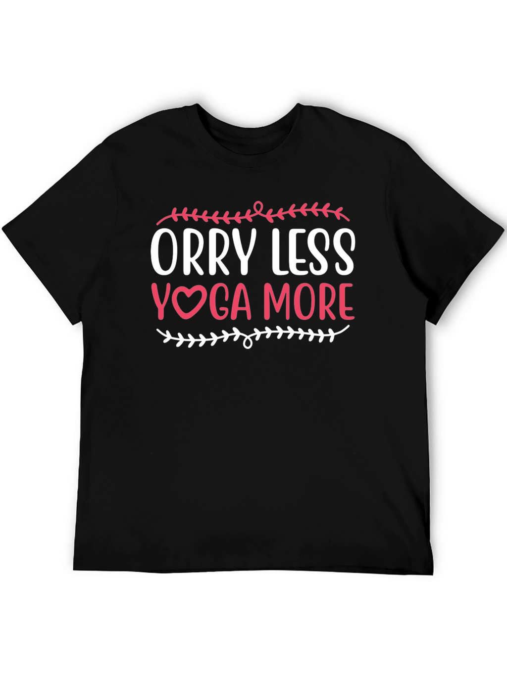 Worry Less Yoga More Graphic Tee