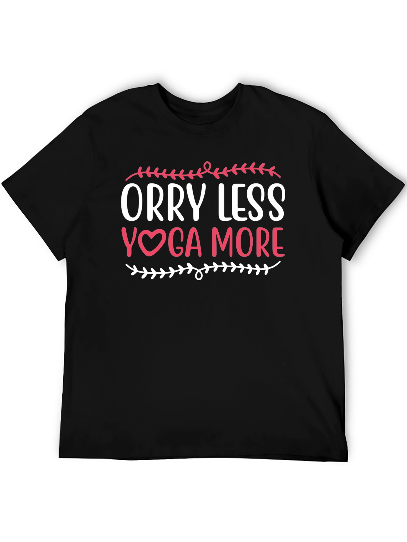 Worry Less Yoga More Graphic Tee