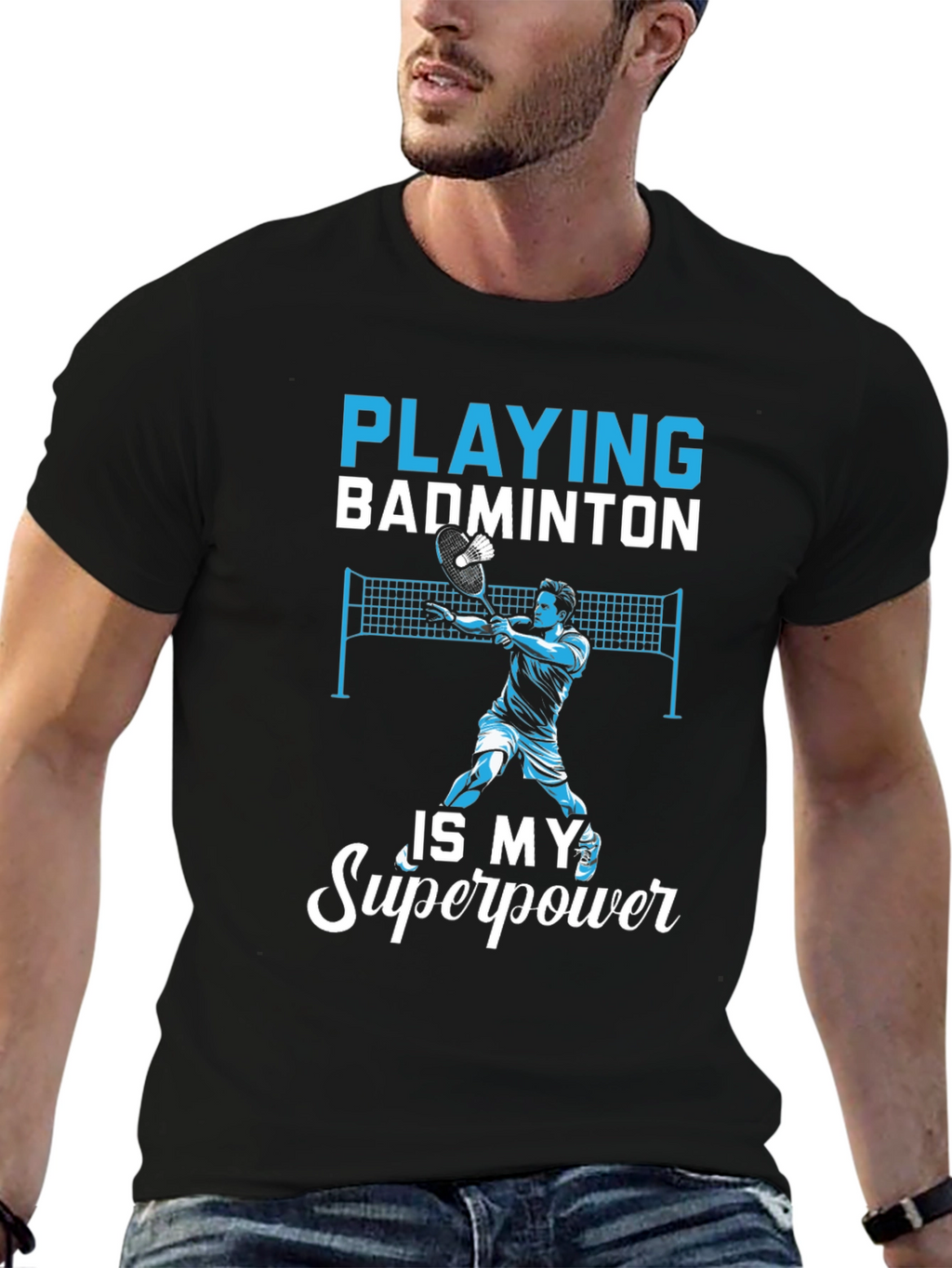 Badminton Superpower T-Shirt