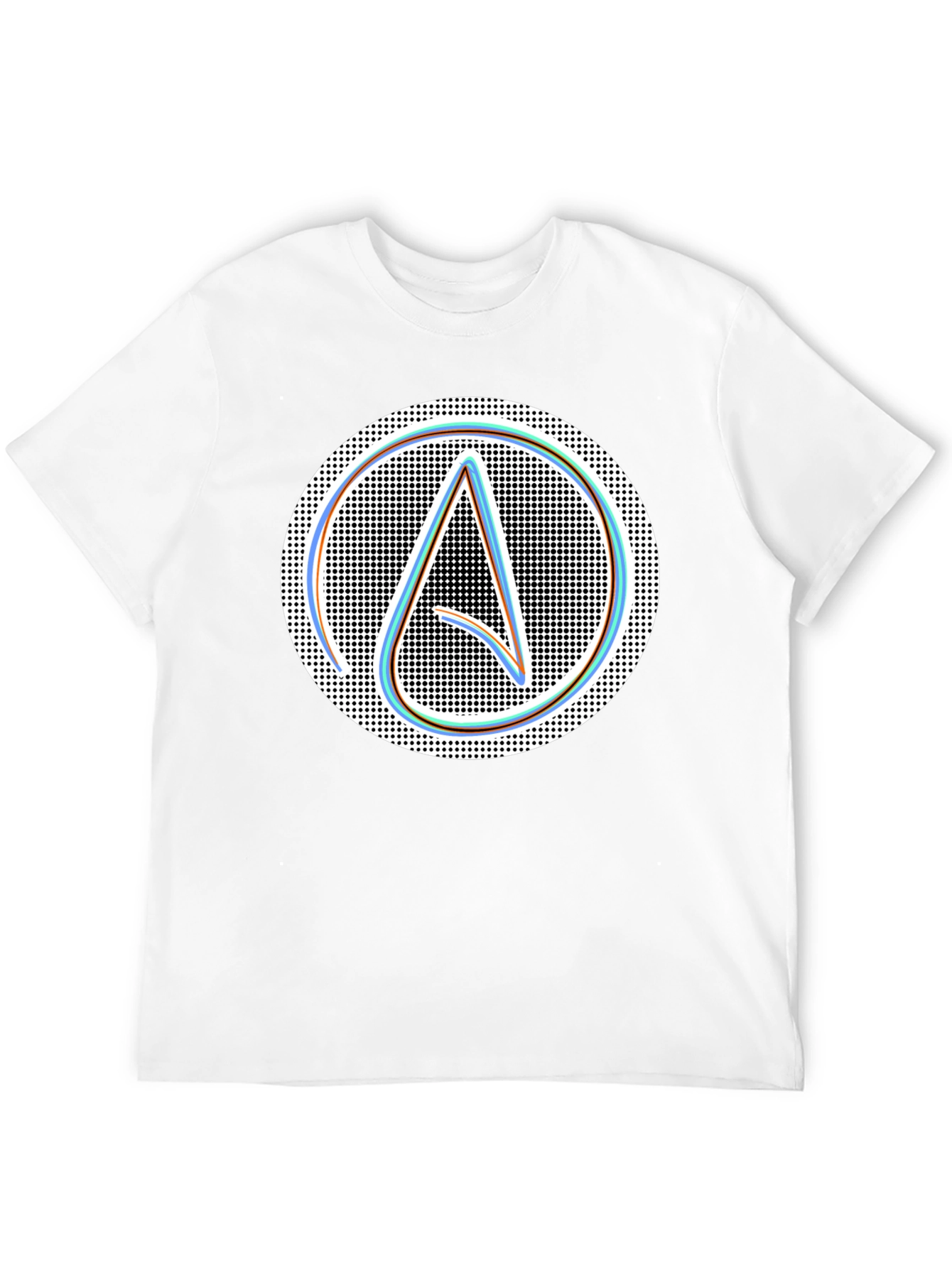 Atheist Symbol T-Shirt: Modern Black Graphic Tee