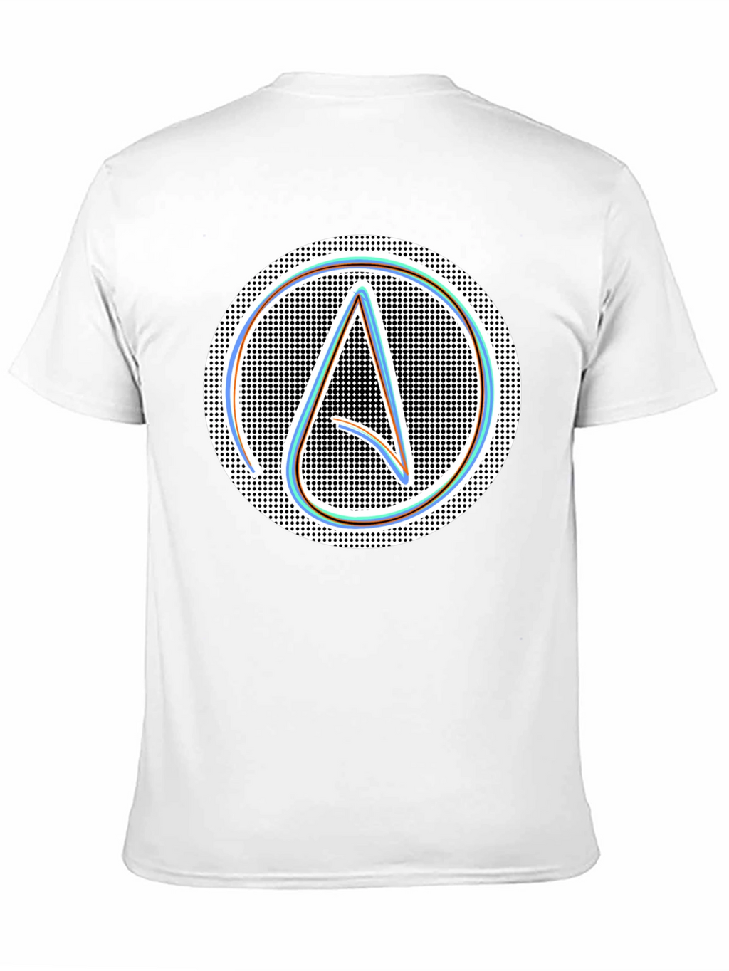 Atheist Symbol T-Shirt: Modern Black Graphic Tee