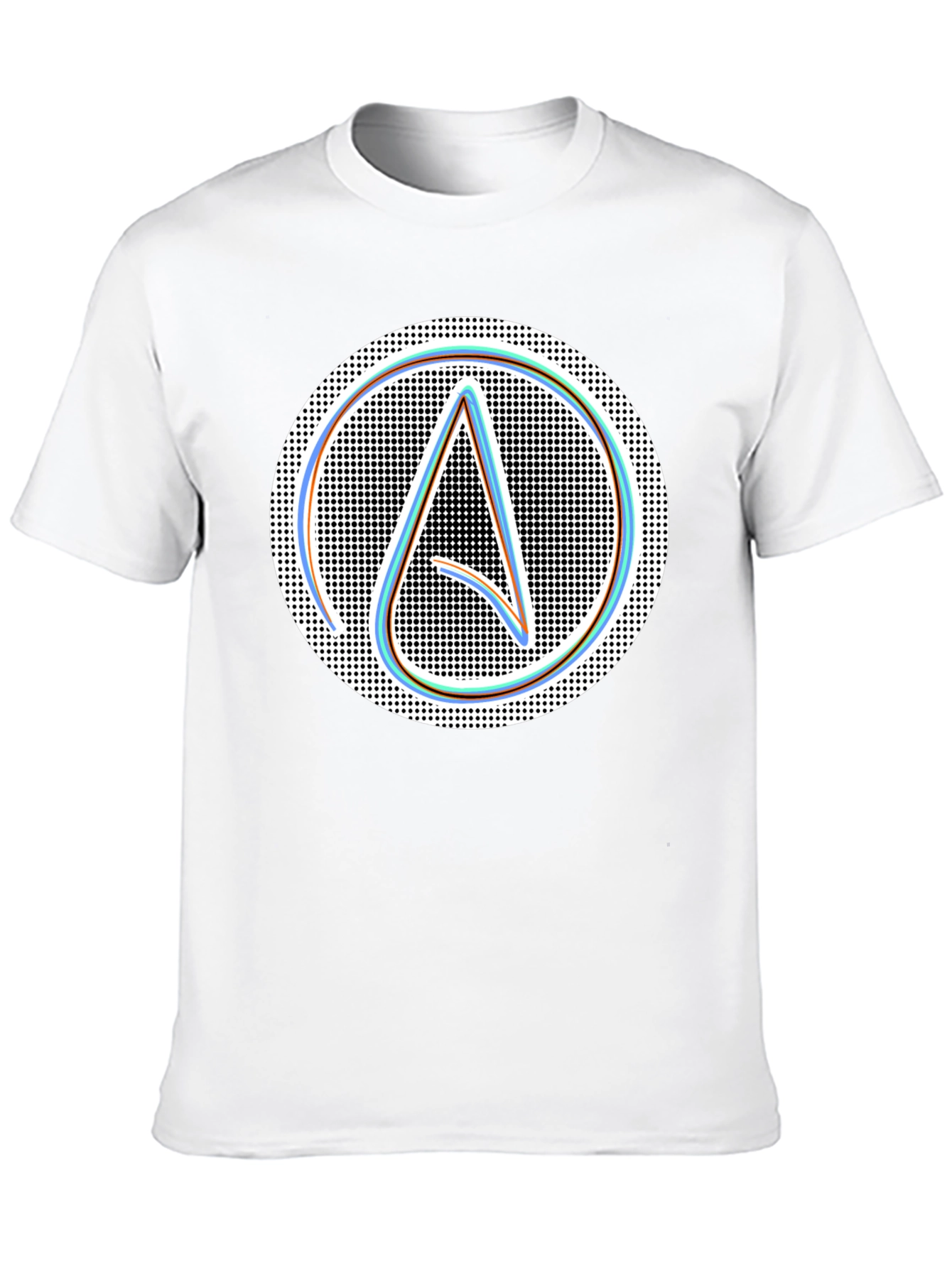 Atheist Symbol T-Shirt: Modern Black Graphic Tee
