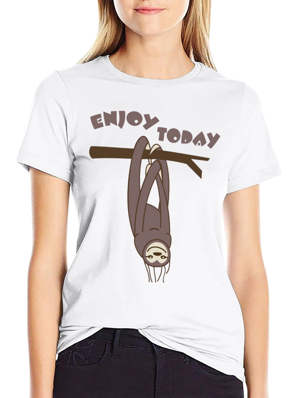 Enjoy Today Sloth Graphic Tee
