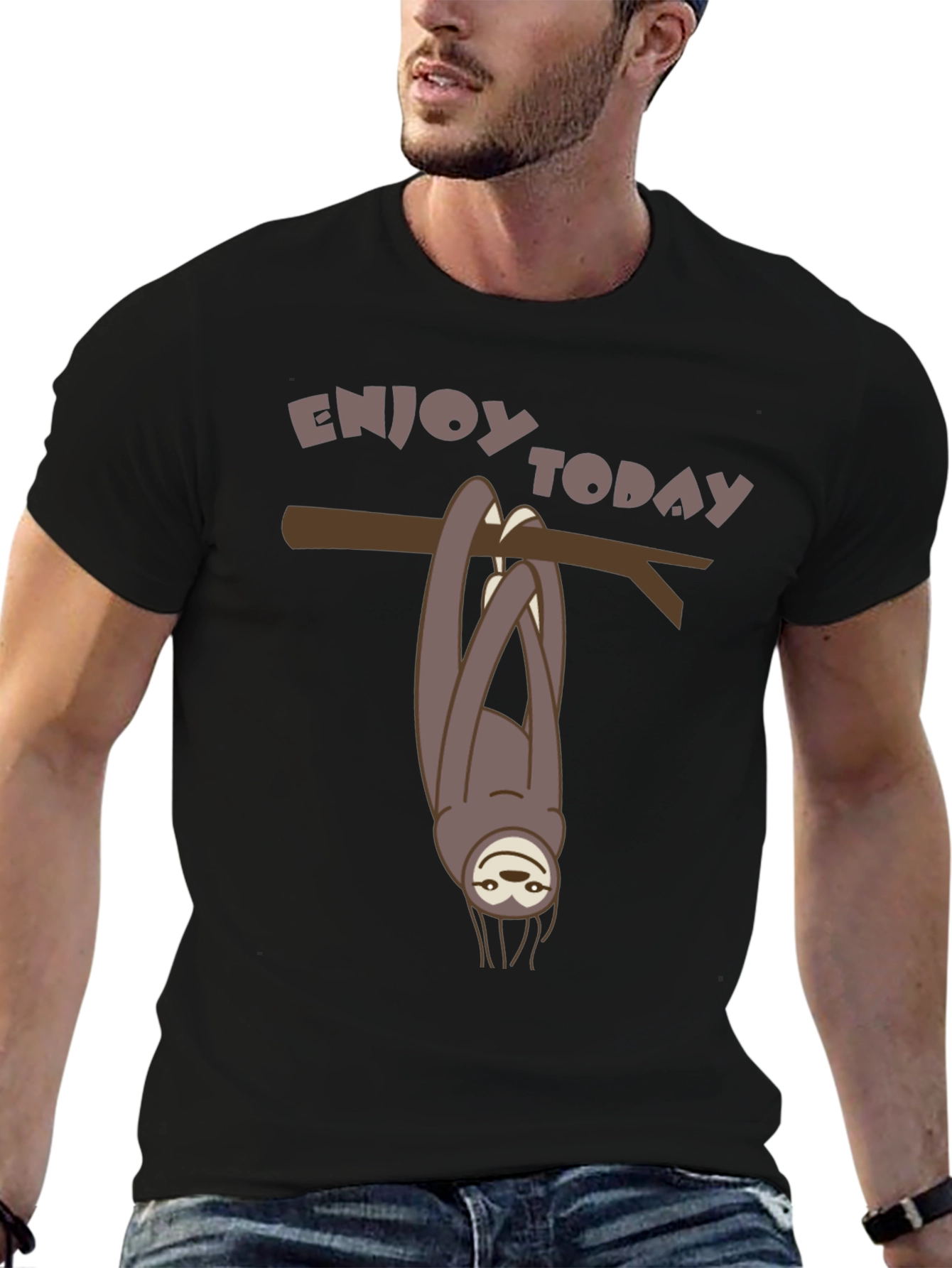 Enjoy Today Sloth Graphic Tee
