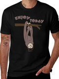 Enjoy Today Sloth Graphic Tee