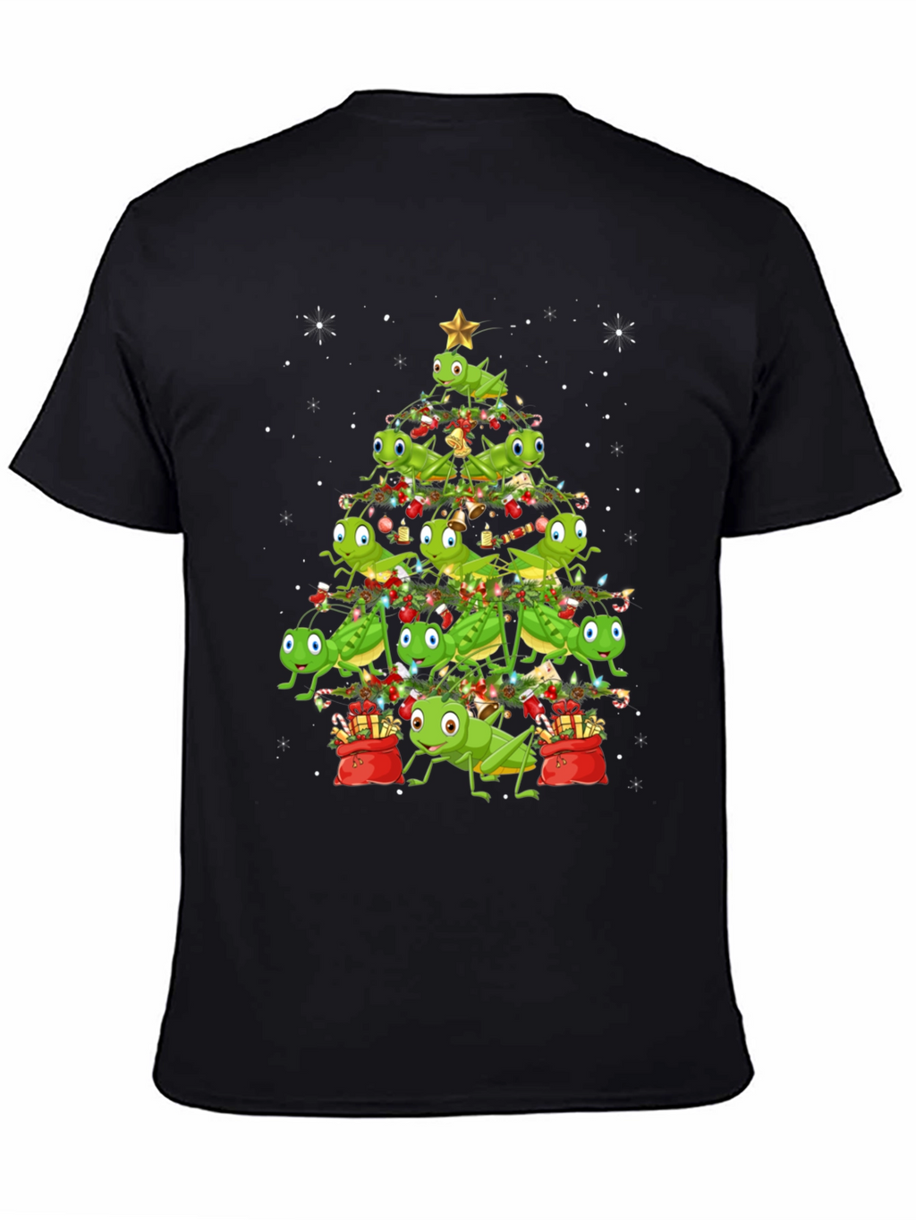 Grasshopper Christmas Tree Graphic Tee