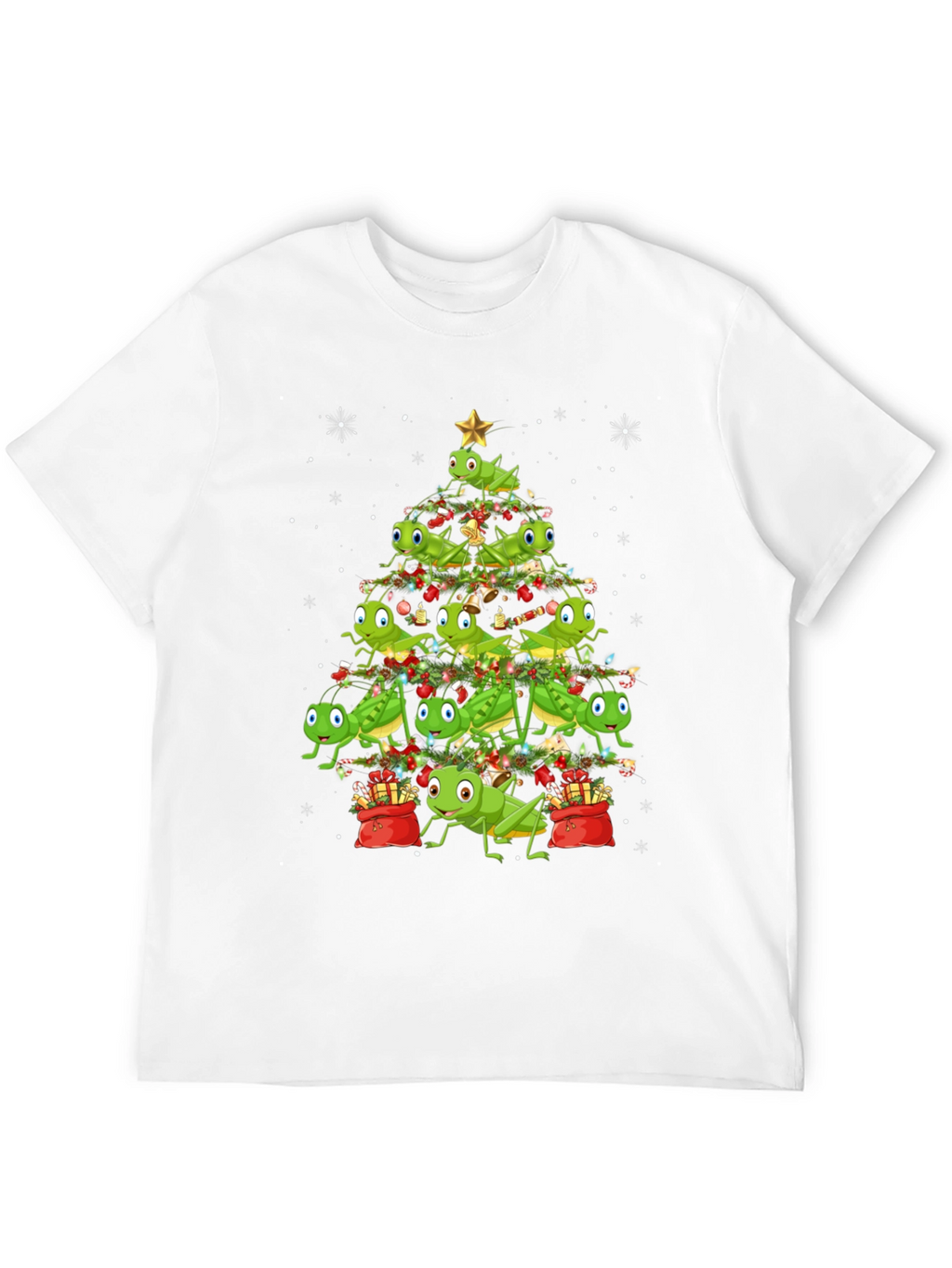 Grasshopper Christmas Tree Graphic Tee